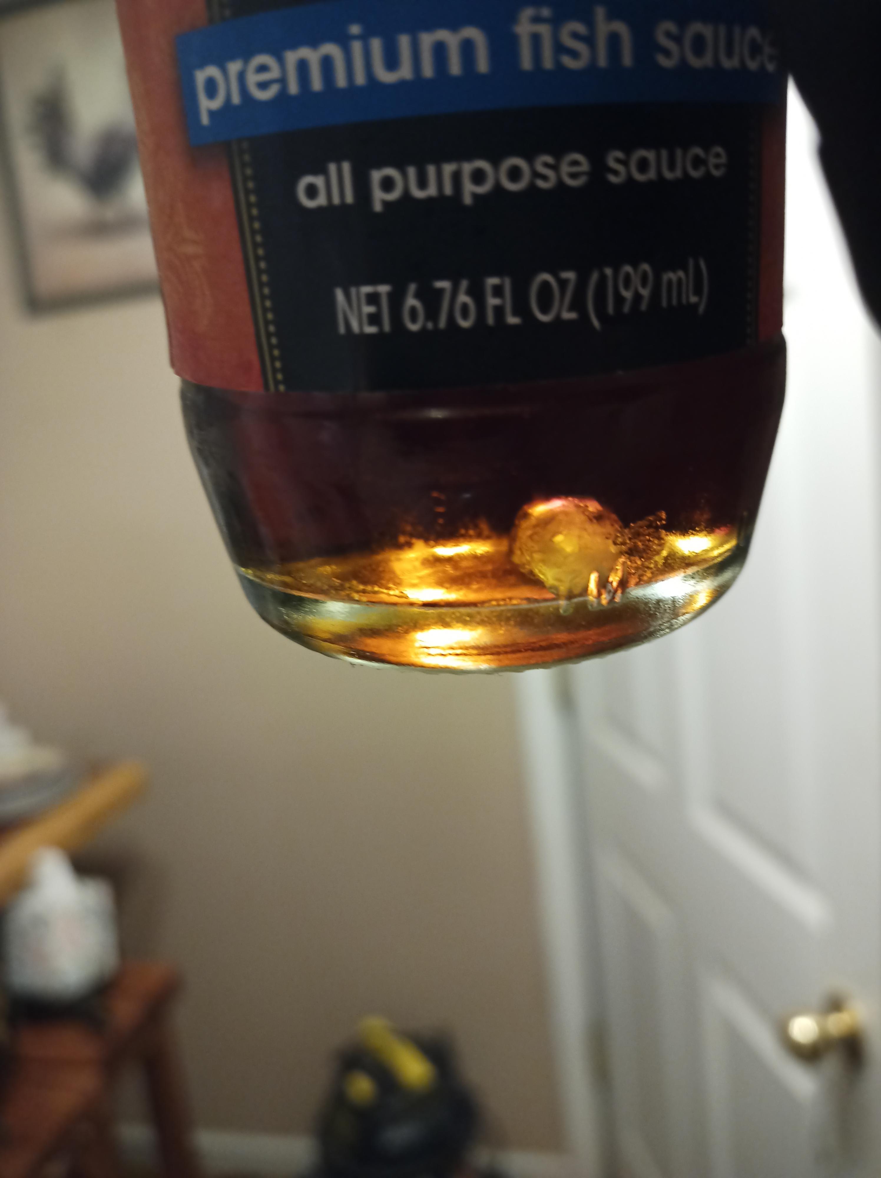 Does it count if it happens in a bottle of fish sauce? Sodium chloride