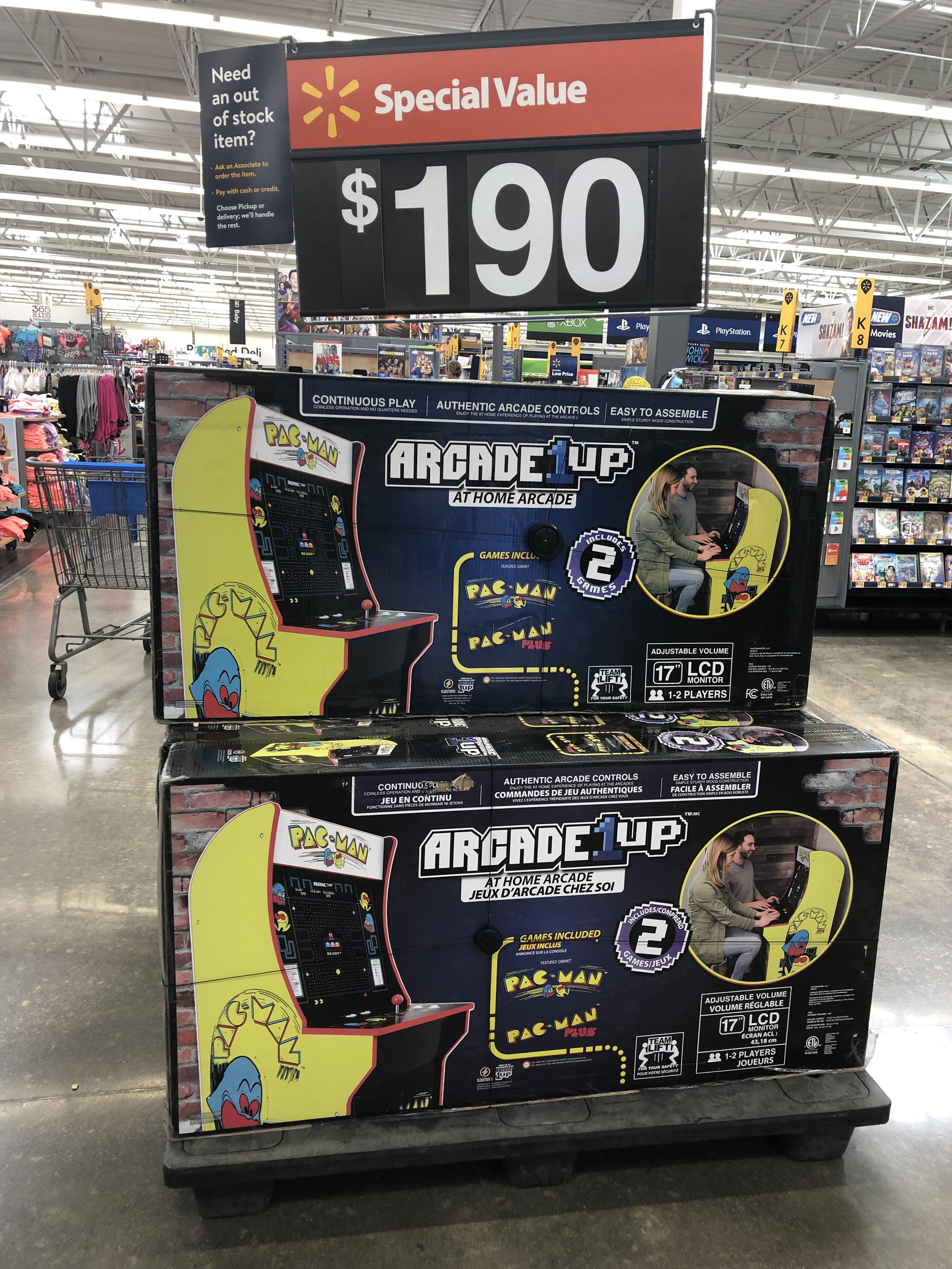 PAC Man only. Bad Axe Michigan Walmart. r/Arcade1Up