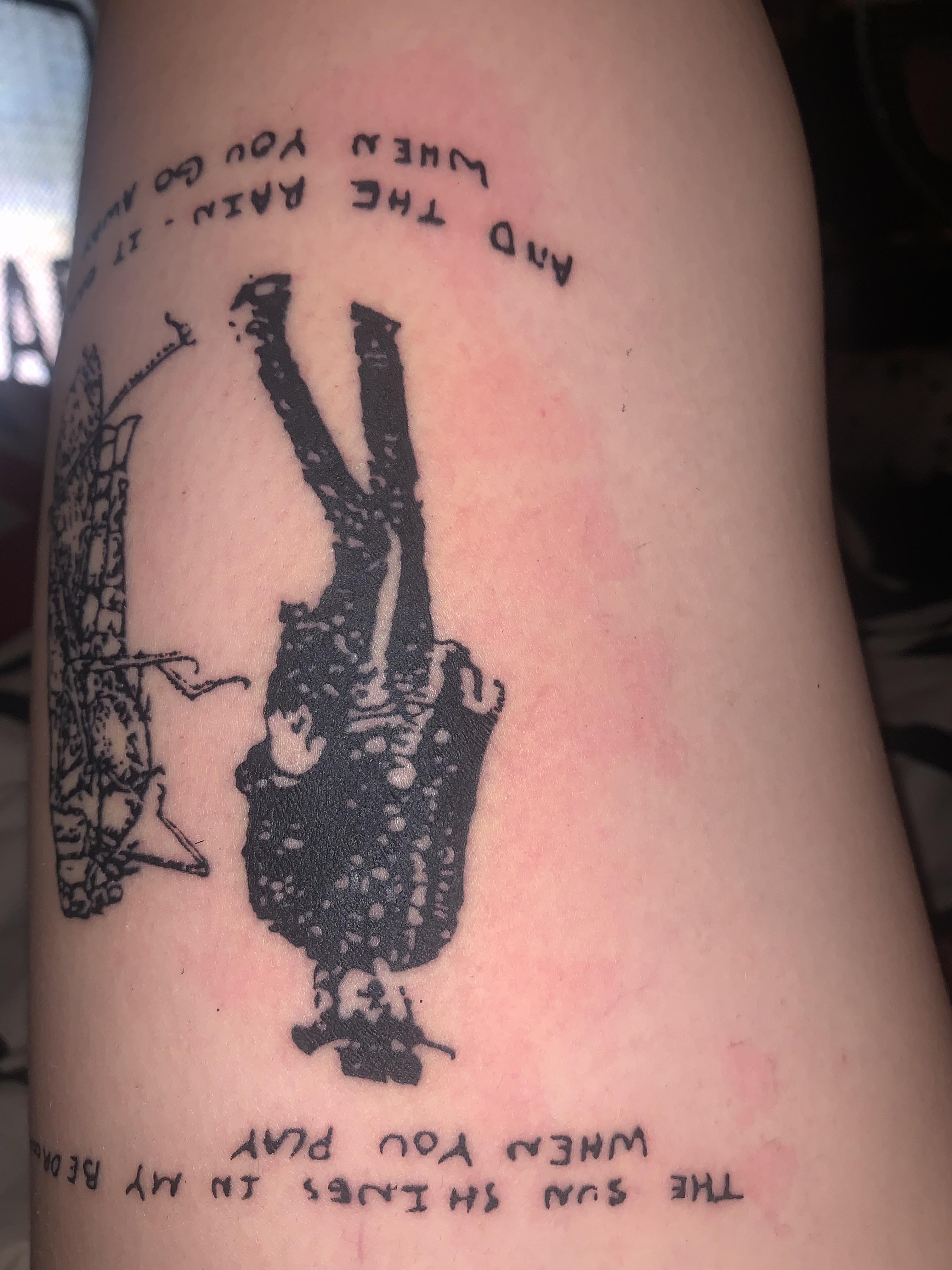 Is this normal after taking off saniderm? r/tattooadvice