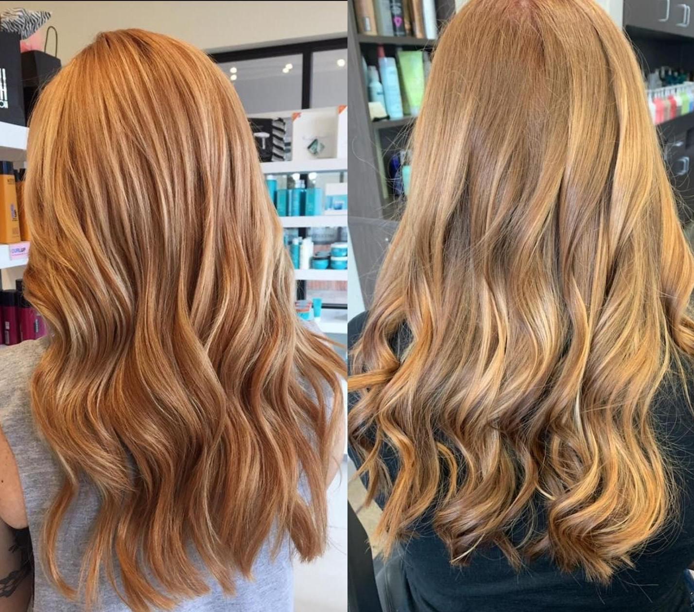 Golden copper balayageafter seeing so many hair color fails, I had