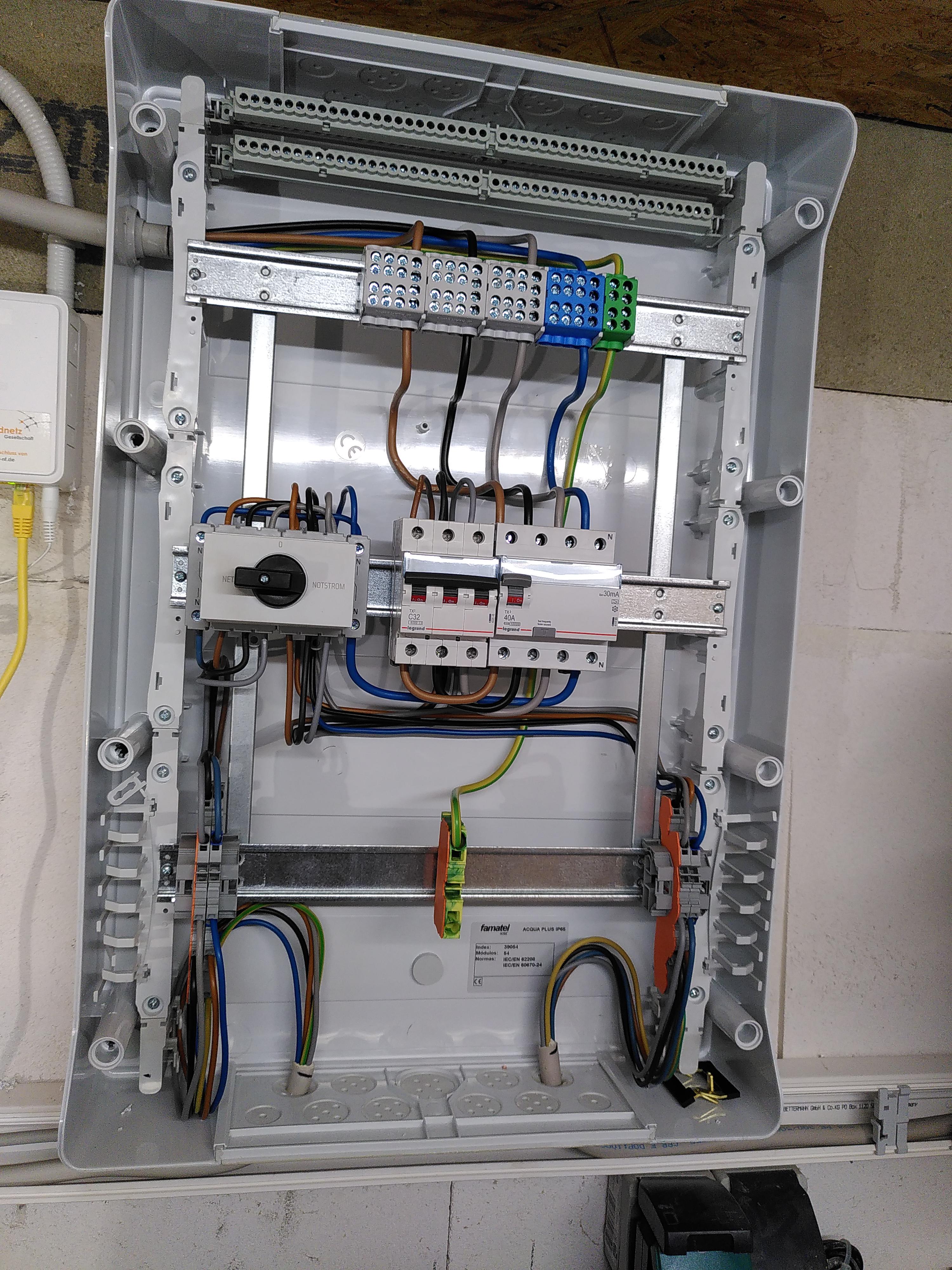 Electrical 3 Phase Panel Diagram