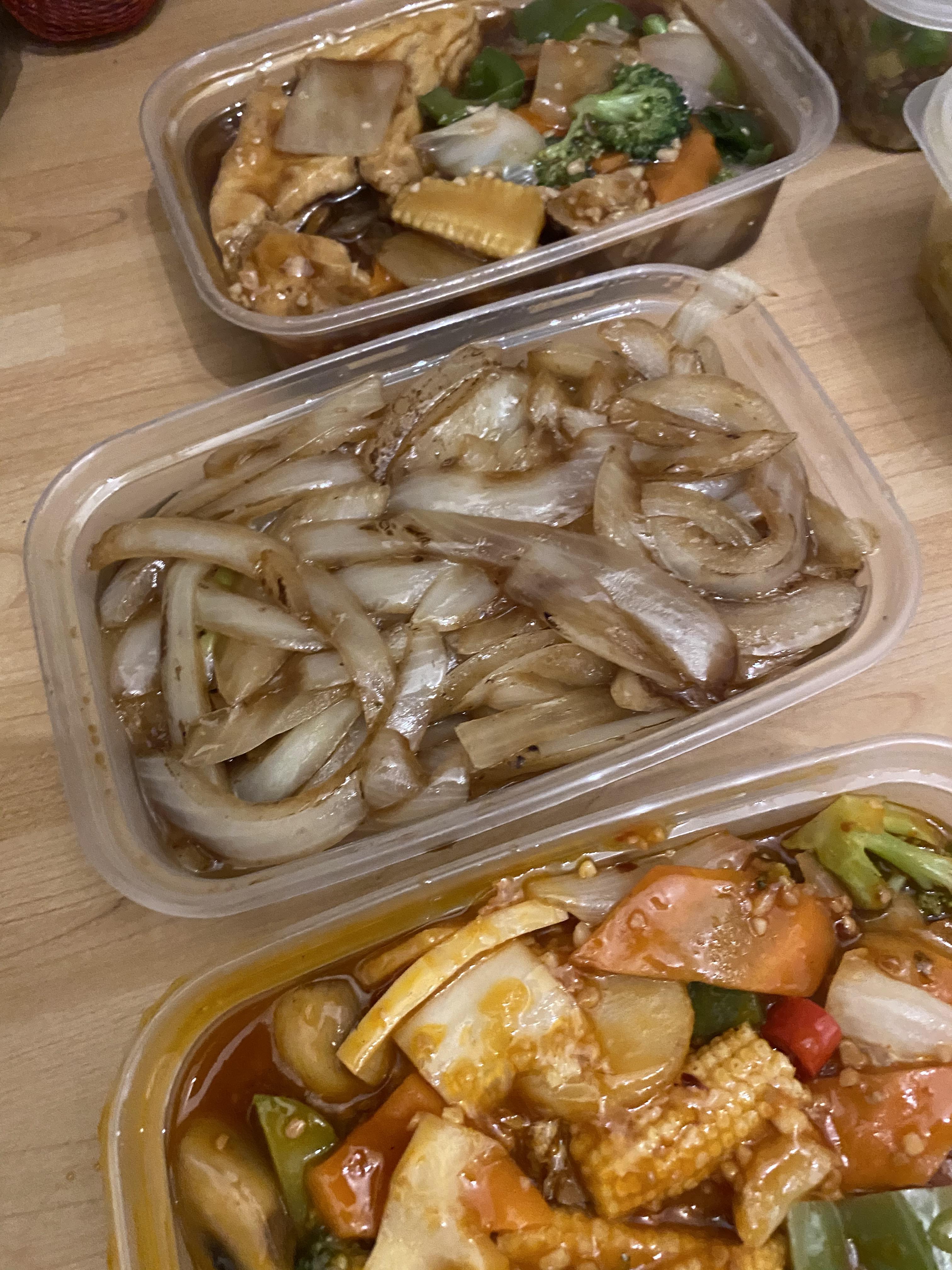 Ordered the "fried onions" from a Chinese place...did not