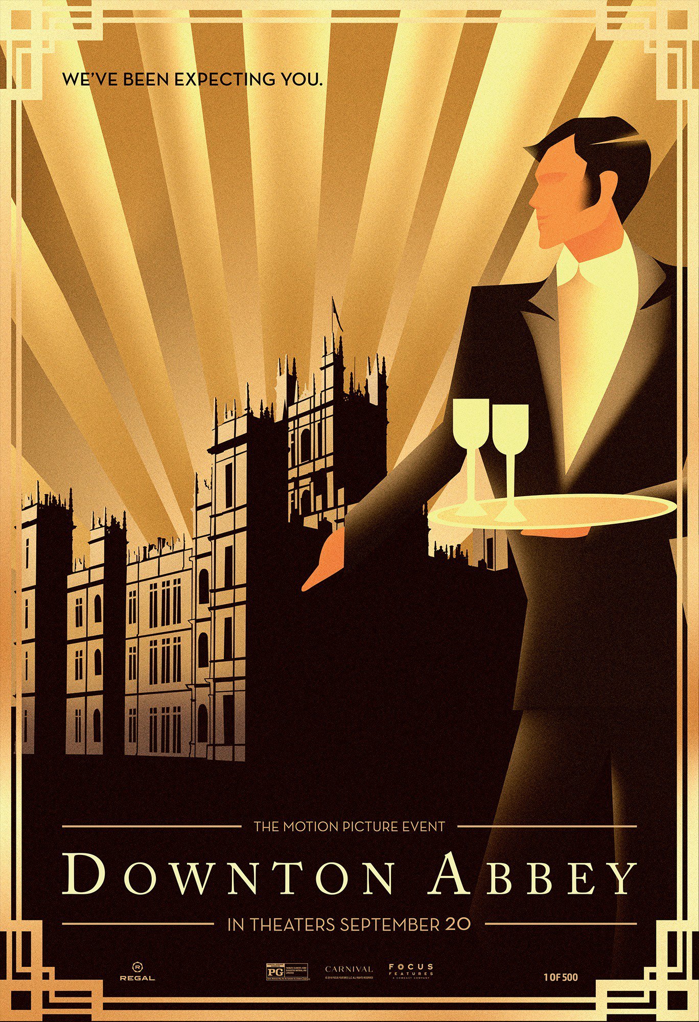 Downton Abbey Art Deco Film Poster r/DowntonAbbey