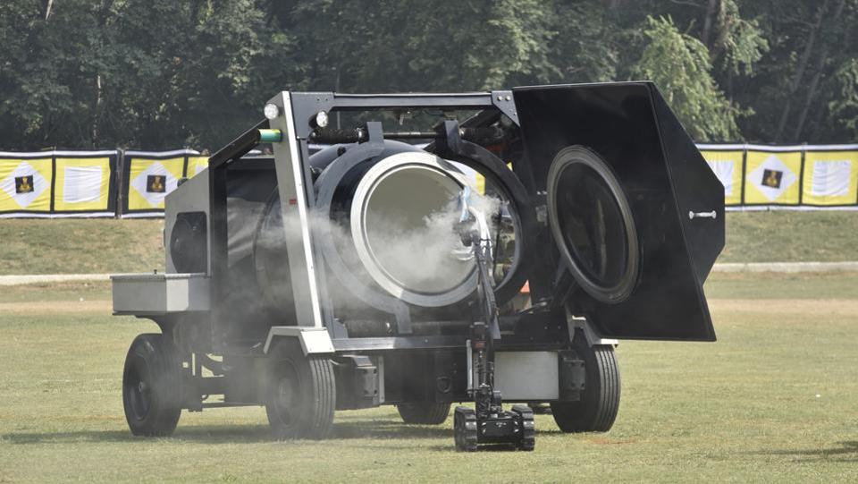 India's National Security Guards Total Containment Vehicle (TCV) for