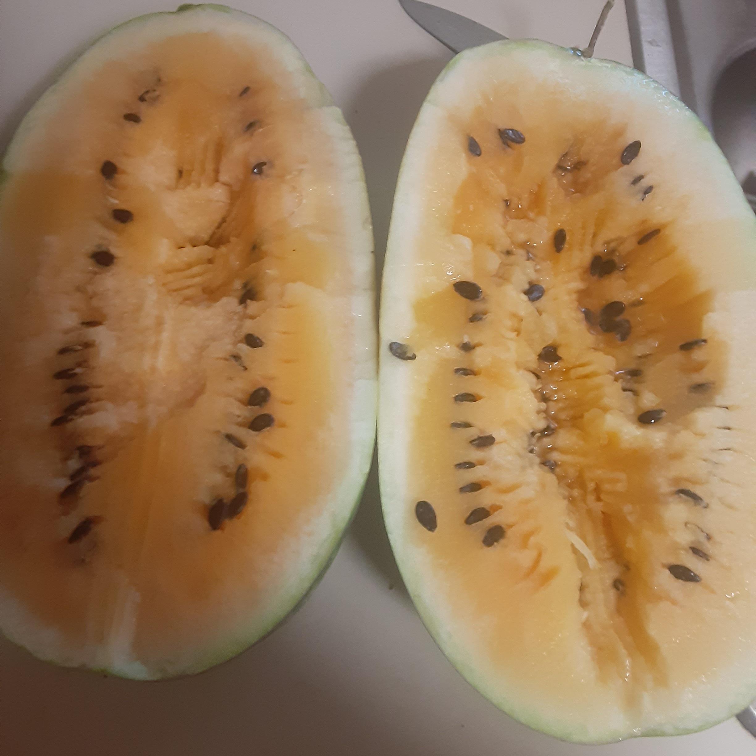 This orange watermelon r/mildlyinteresting