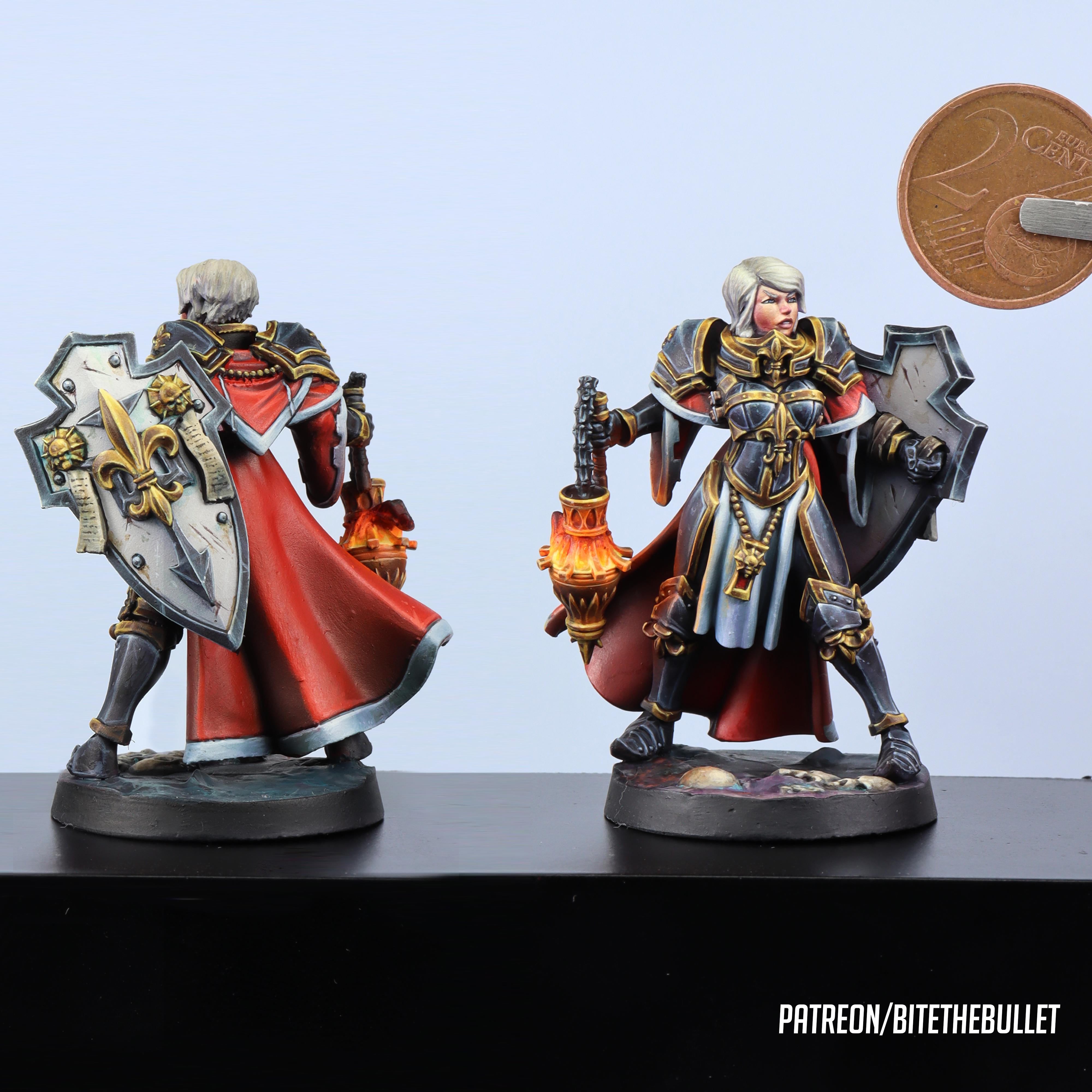 [Patreon][Art] Here we have our little fantasy Battle Sister, ready to