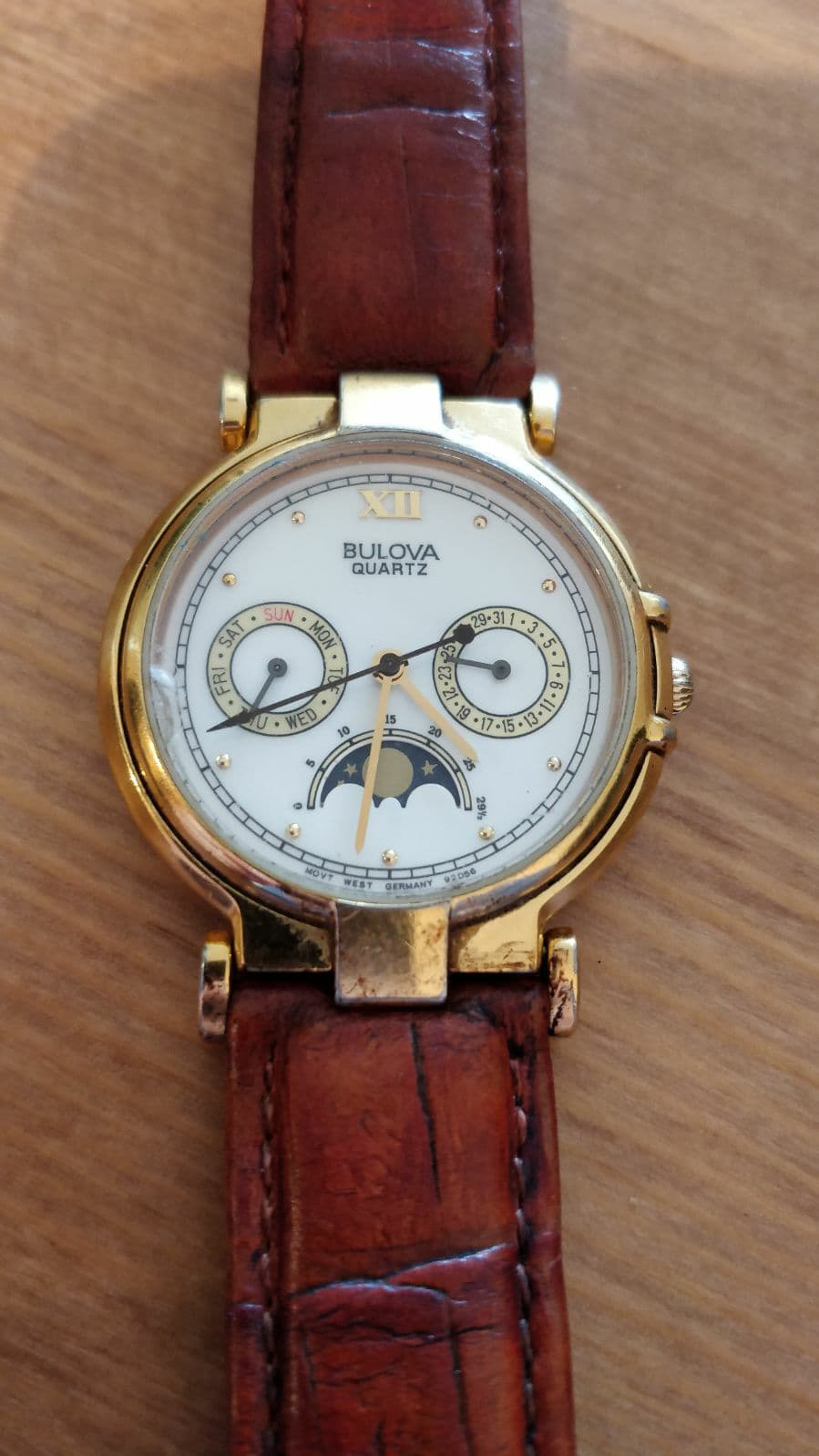 [Bulova Quartz] Recently bought this Bulova with lunar phases at a