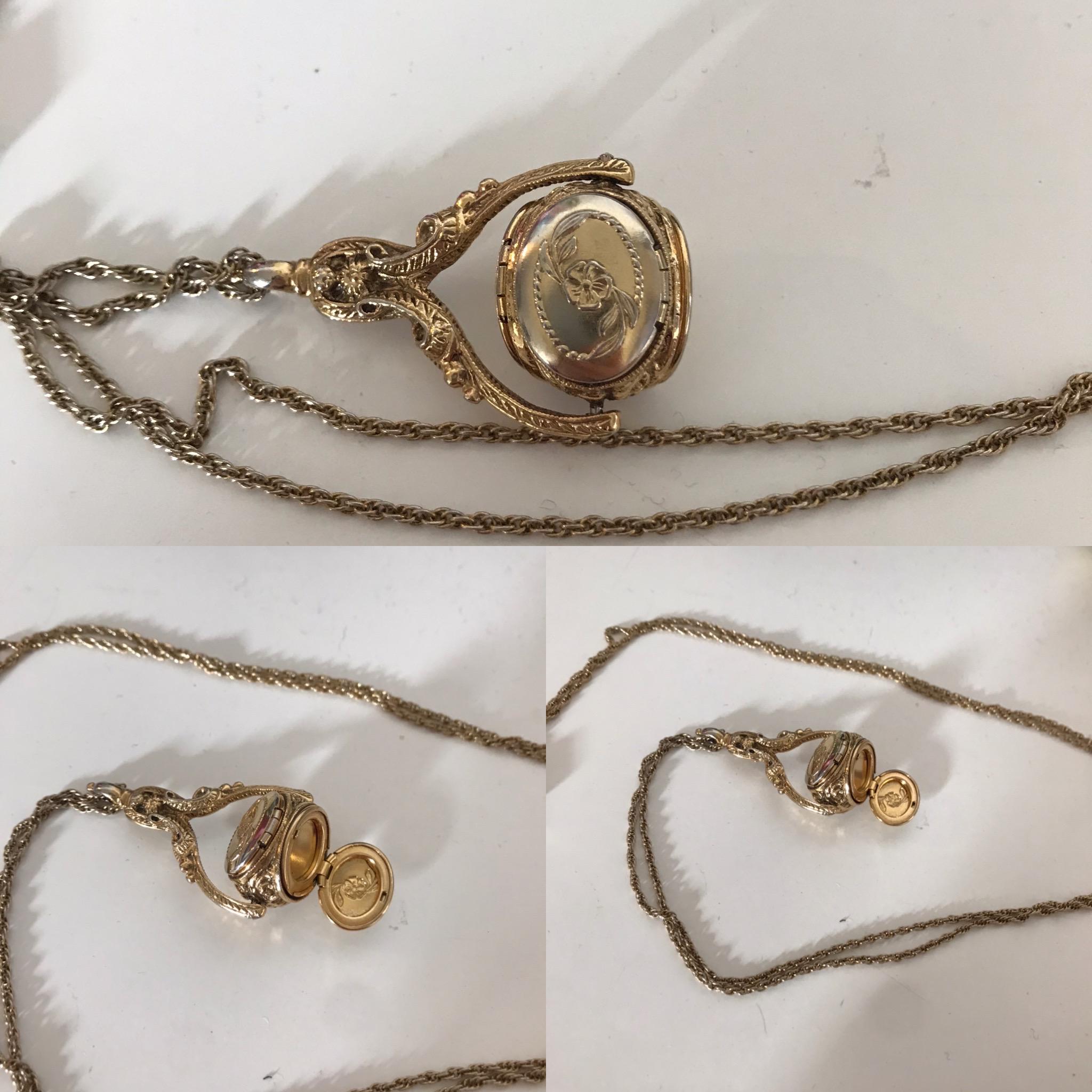 Found a vintage locket for 2 the other day! It holds three pictures