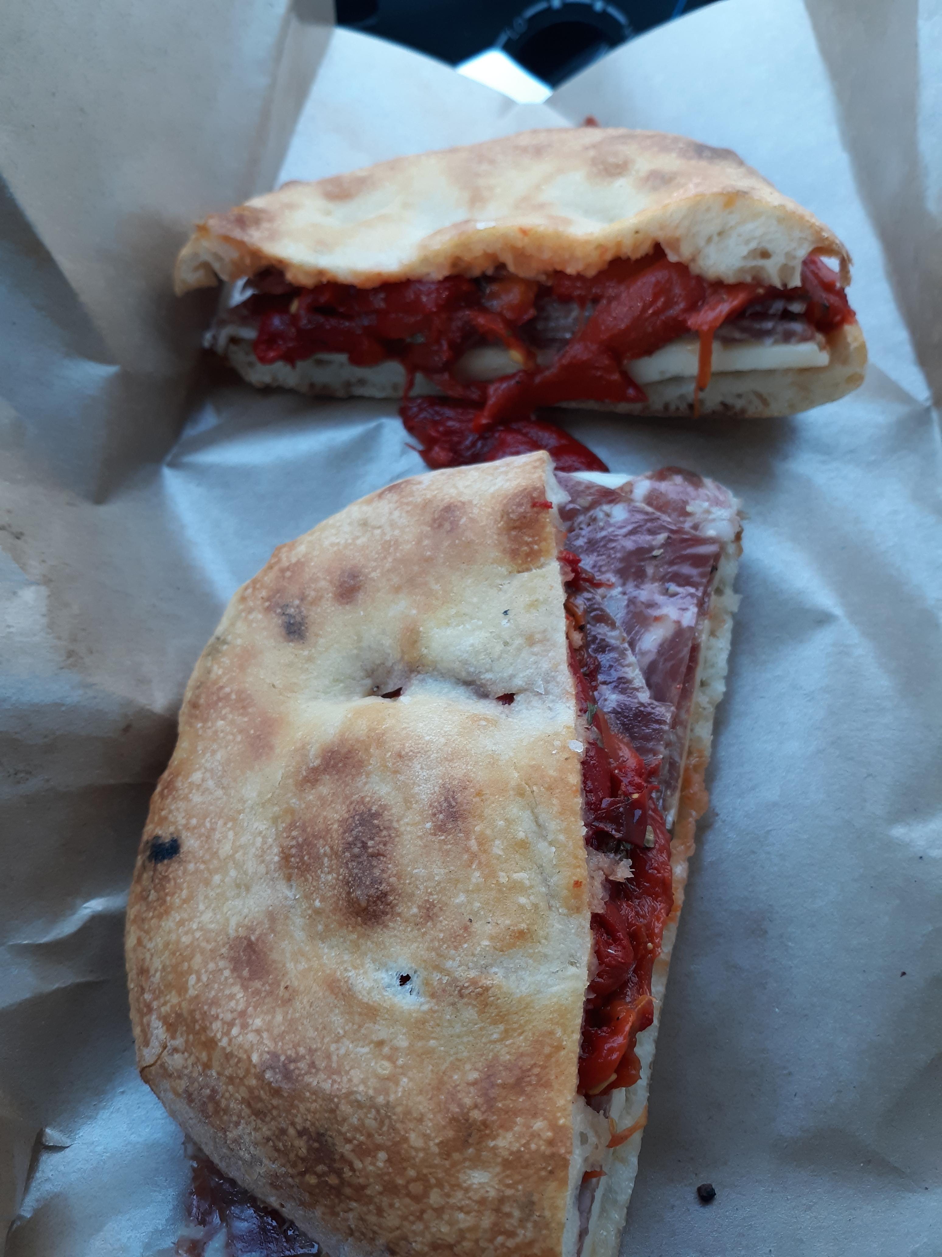 Soppressata Sandwich from Pane Bianco in Phoenix, AZ. Soppressata
