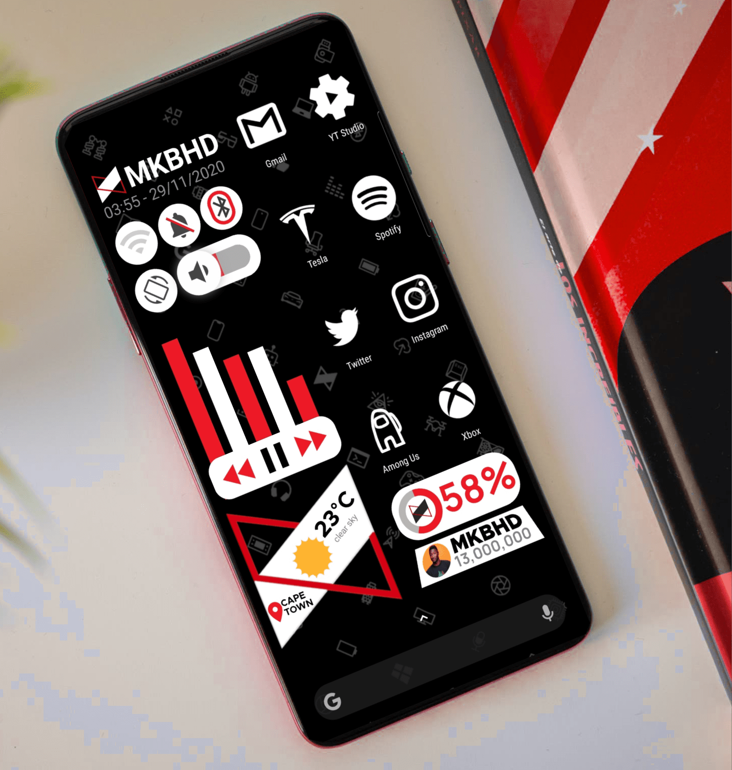 MKBHD Icons Inspired Widgets r/kustom