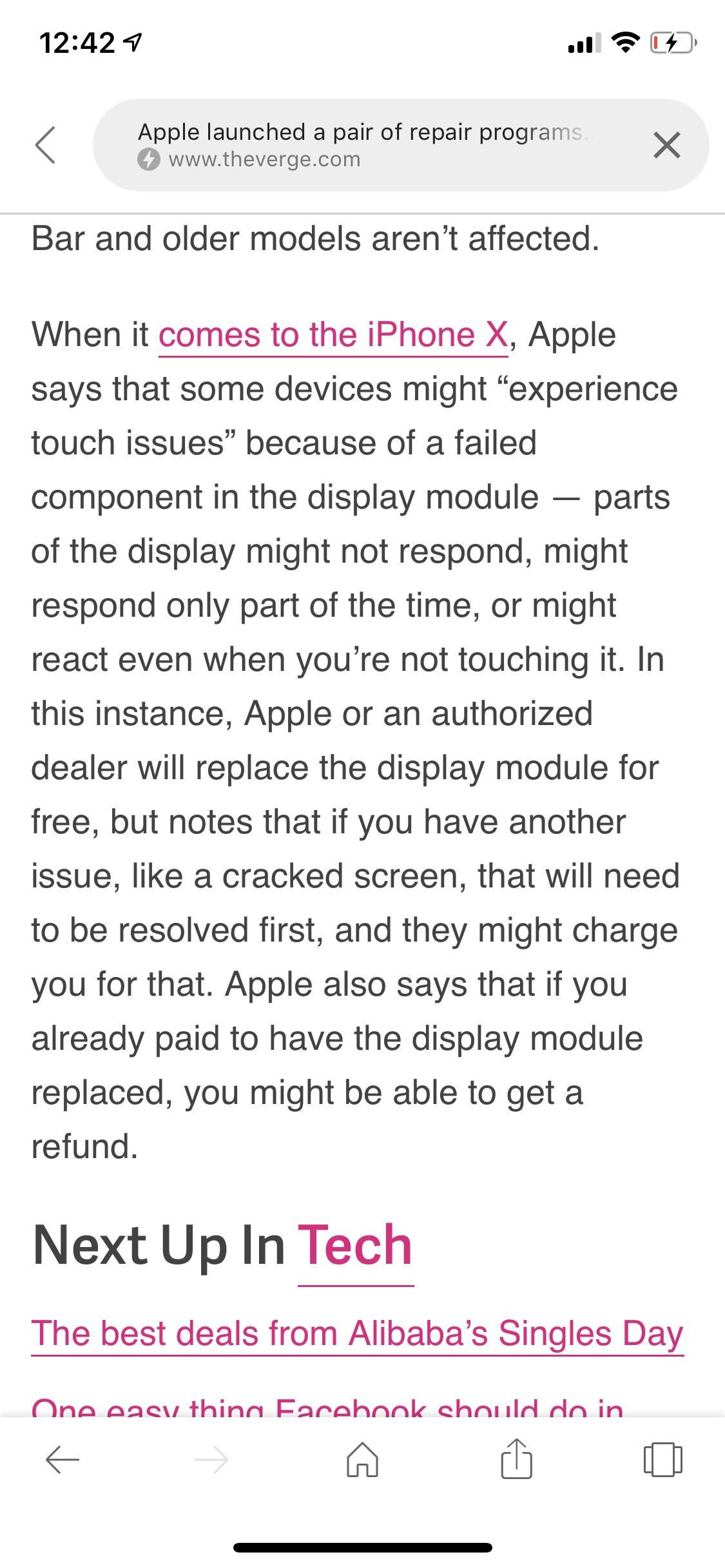 So Apple's finally recognizing the ghost touch problem officially