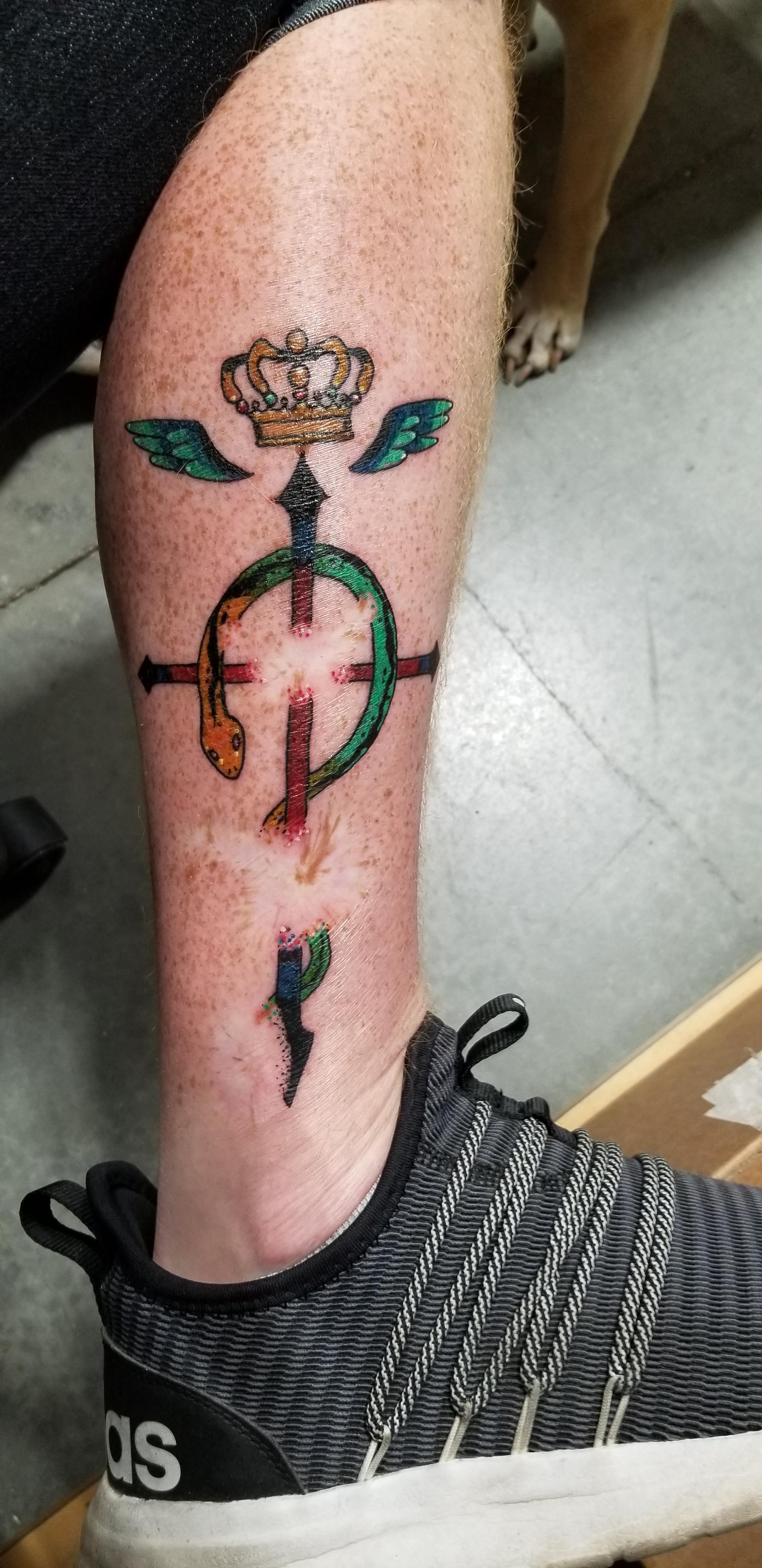 Flamel's Cross Scar Tissue Tattoo FullmetalAlchemist