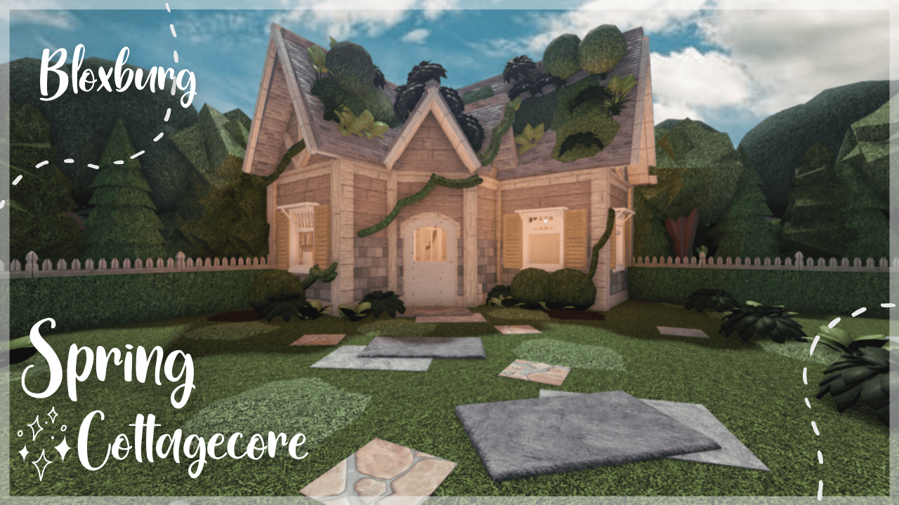 Roblox Bloxburg Spring Cottagecore House Speedbuild Tour Minami