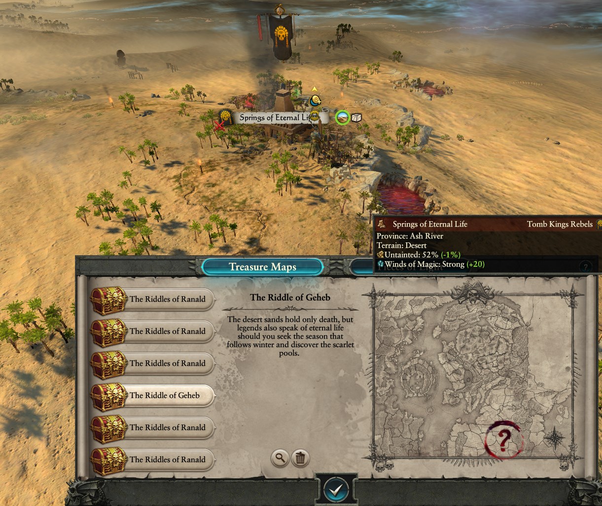 Warhammer 2 Treasure Maps