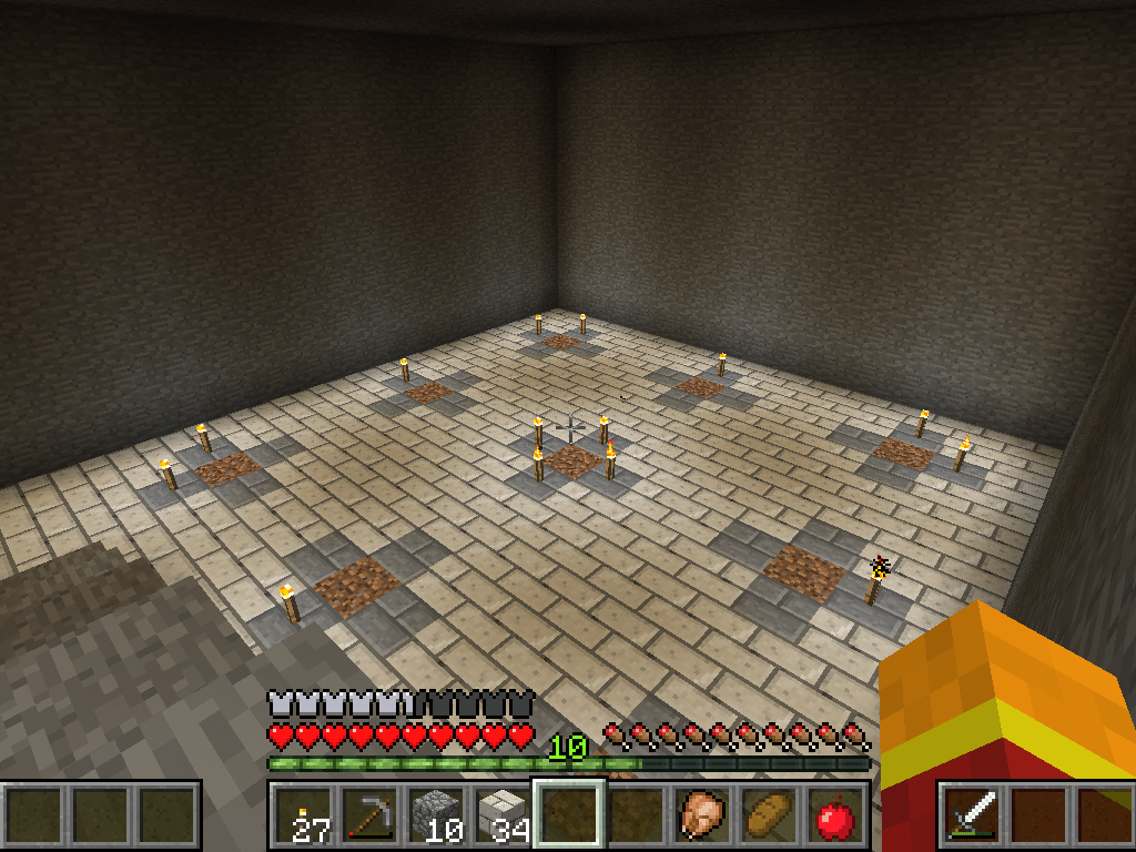 Soontobe simple underground tree farm. Holds 9 fullsize birch trees