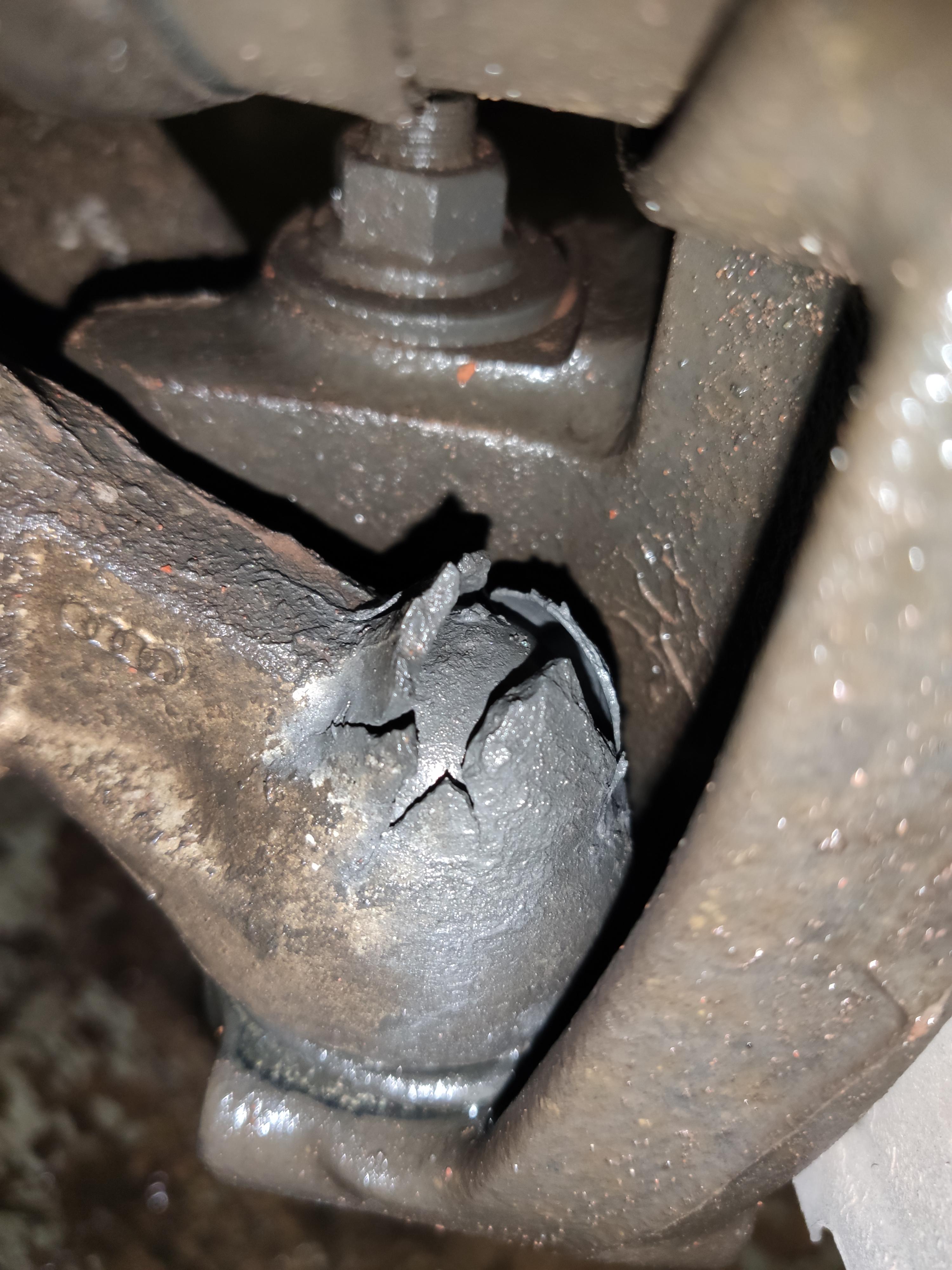 This lower ball joint is getting pretty bad