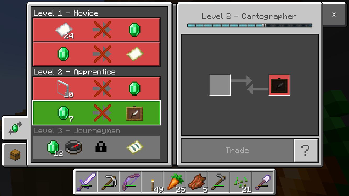 (Bedrock edition mobile) My cousin and I are trying to get the Woodland Mansion map but we ran