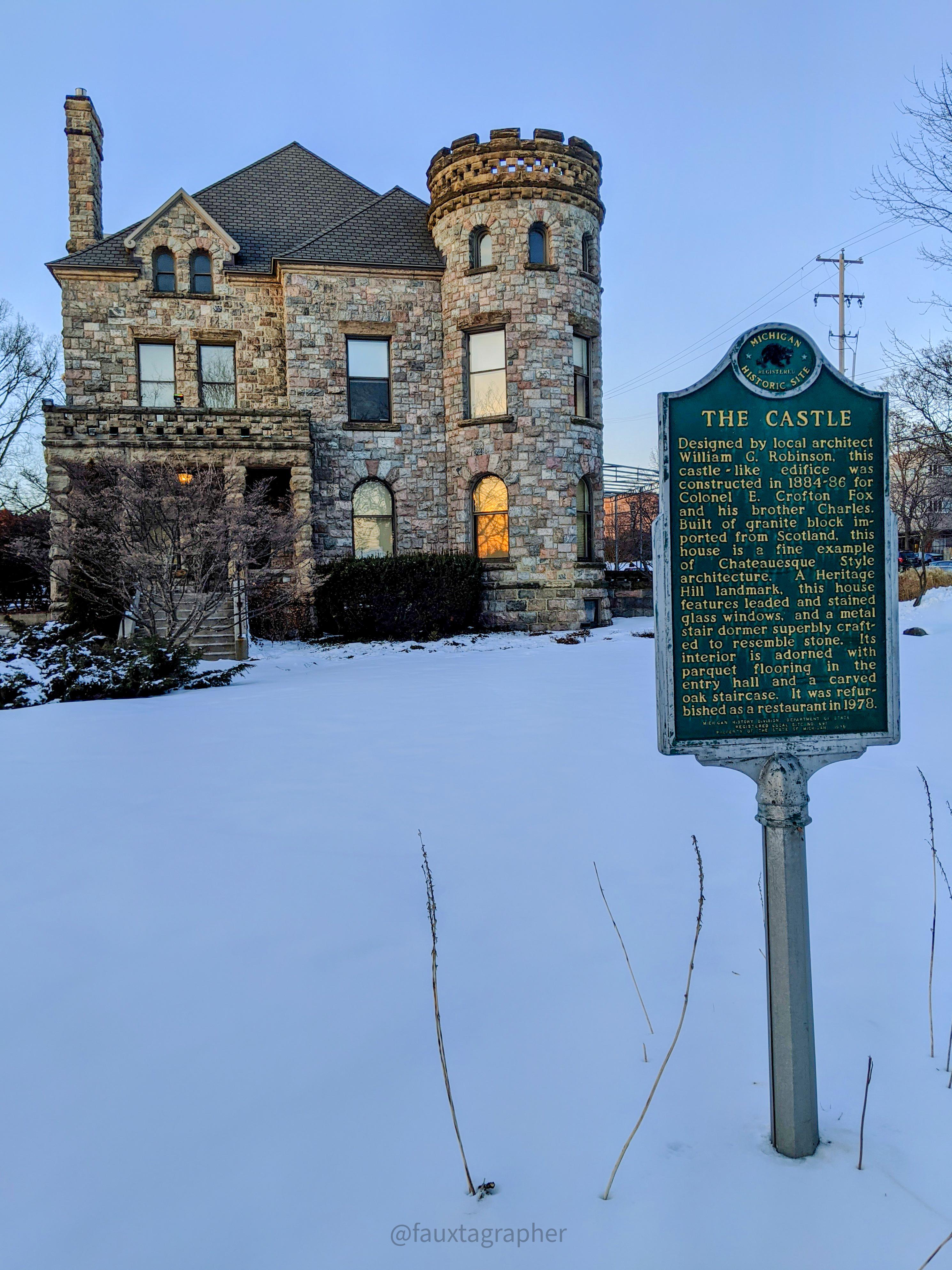 Grandville may have the bigger castle, but Grand Rapids has a castle