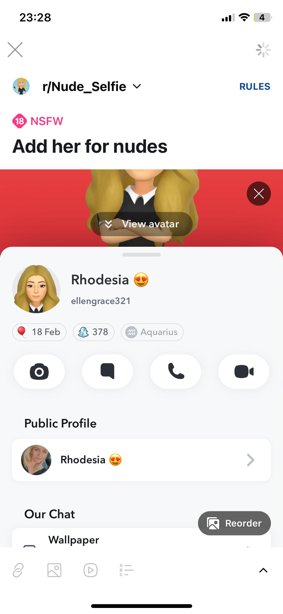 Add her for nudes : snapnudesforu