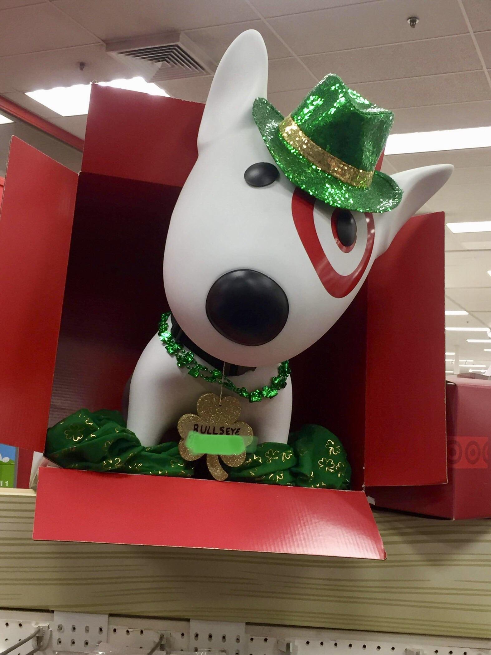 St Patrick’s Day themed Bullseye r/Target