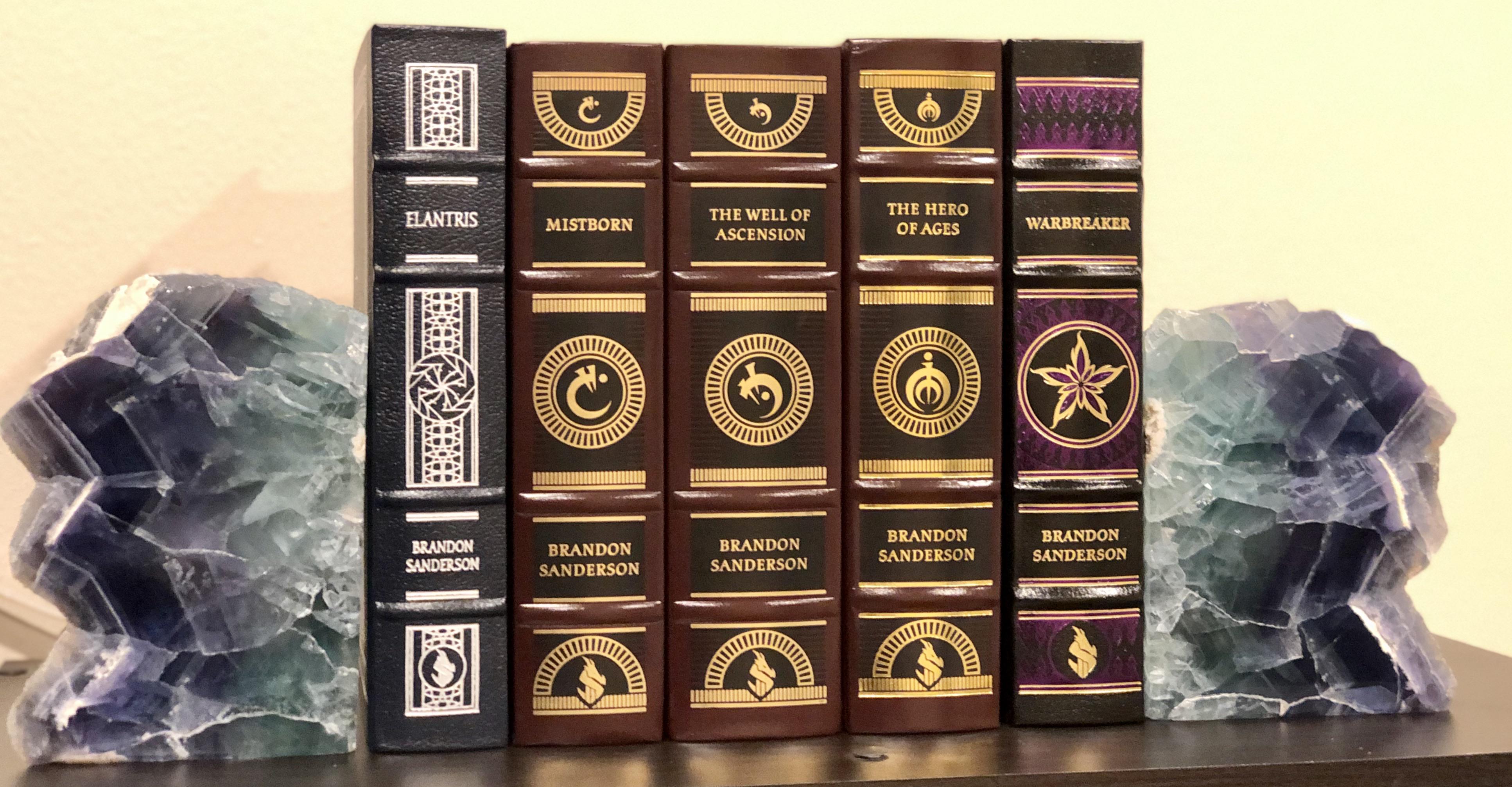 Got these bookends and knew the perfect books to put