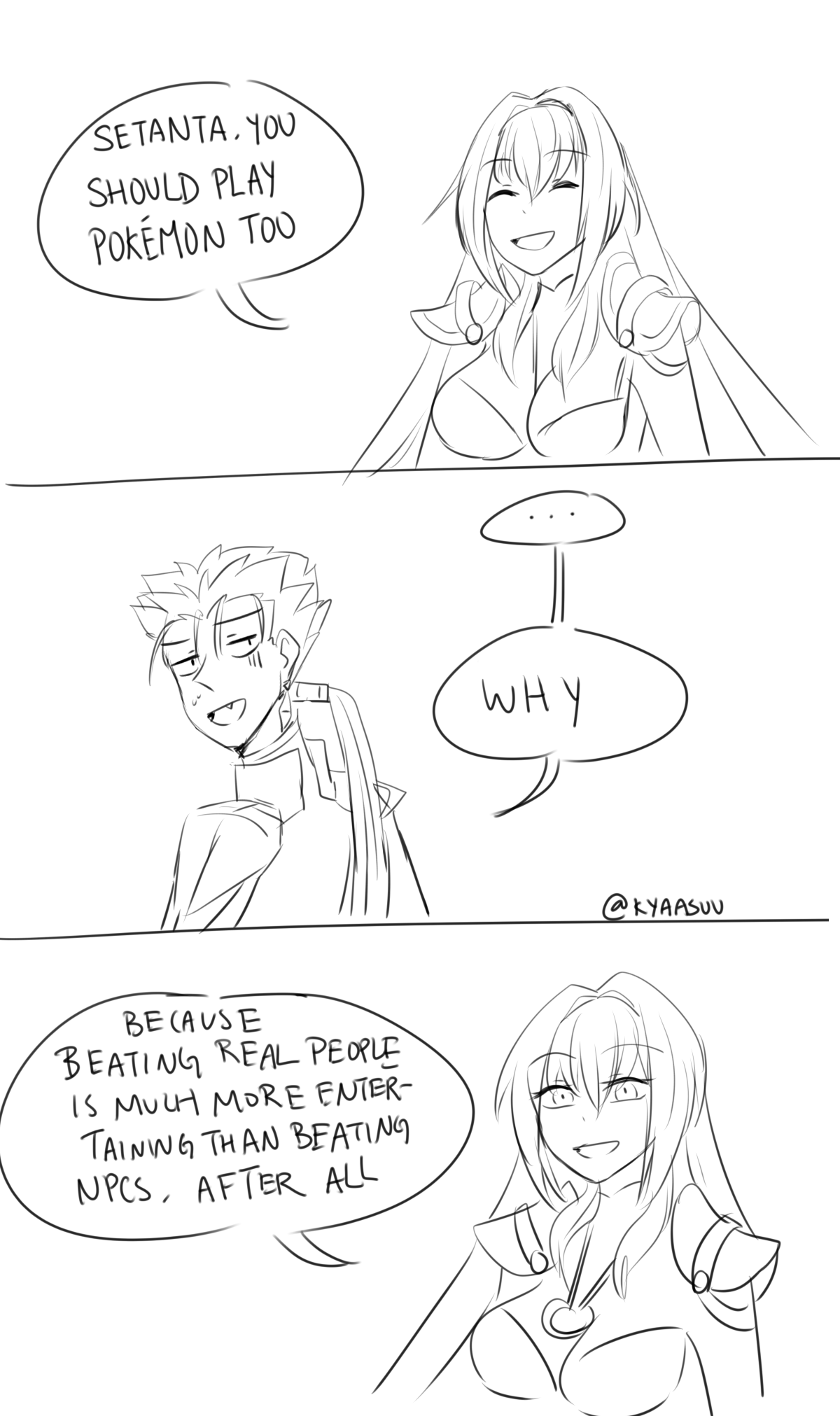 Fgo Setanta And Scathach Fate S Celtic Harem Smt Setanta Is The Reason Why I Wanted Fgo Setanta Sutan Darmawan