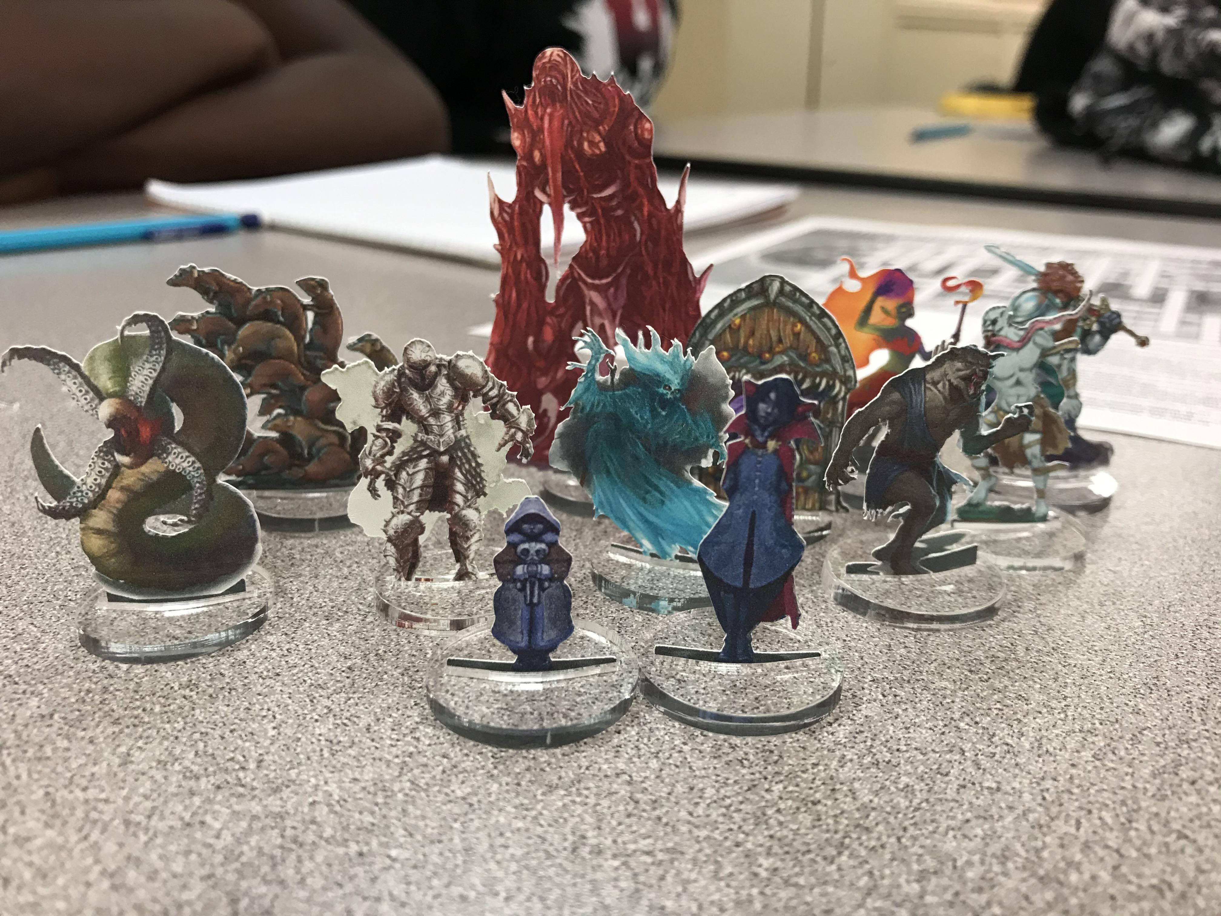 Getting ready to run "Death House" for students after school. r