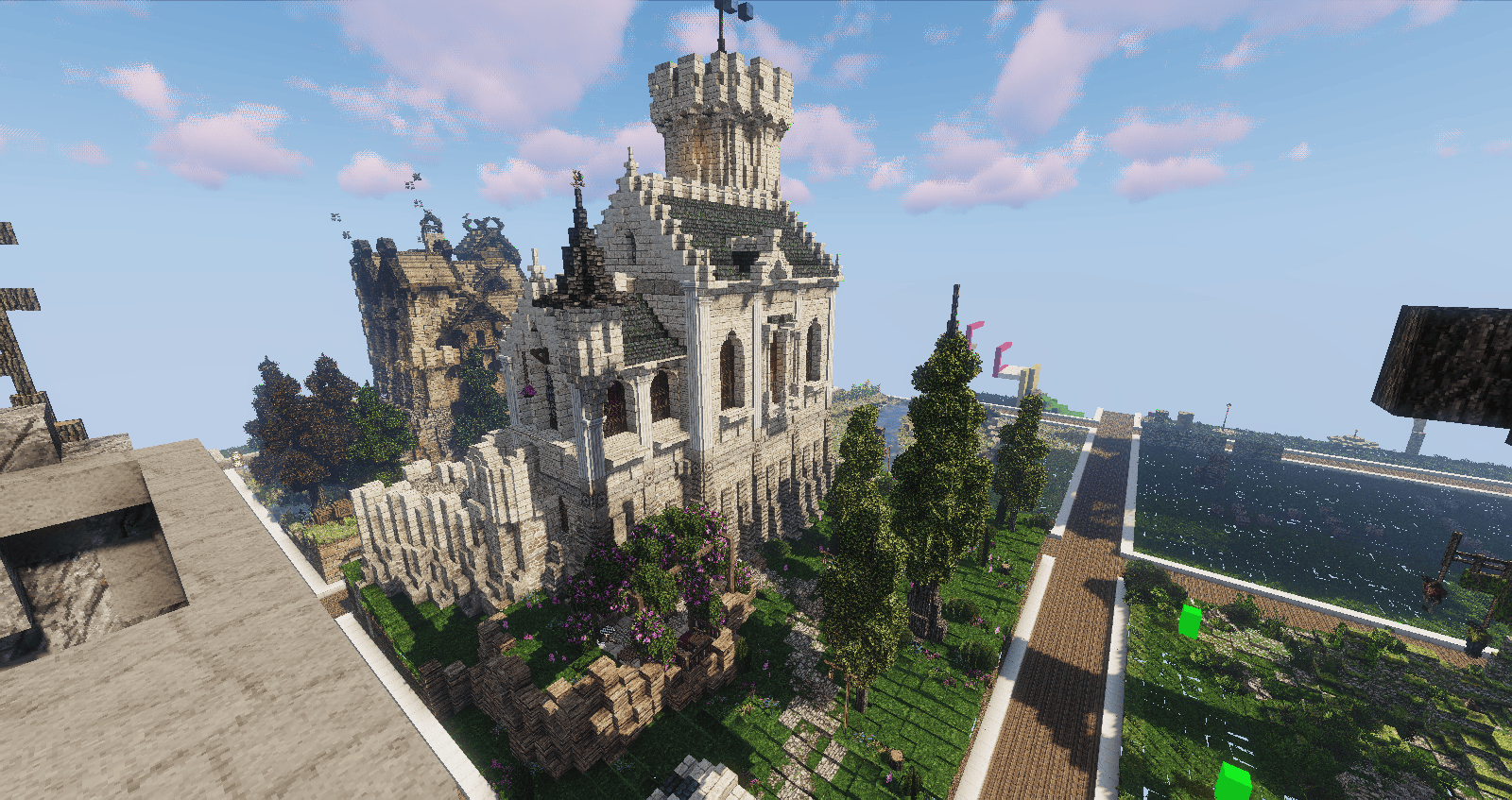 Minecraft French Chateau build Minecraft