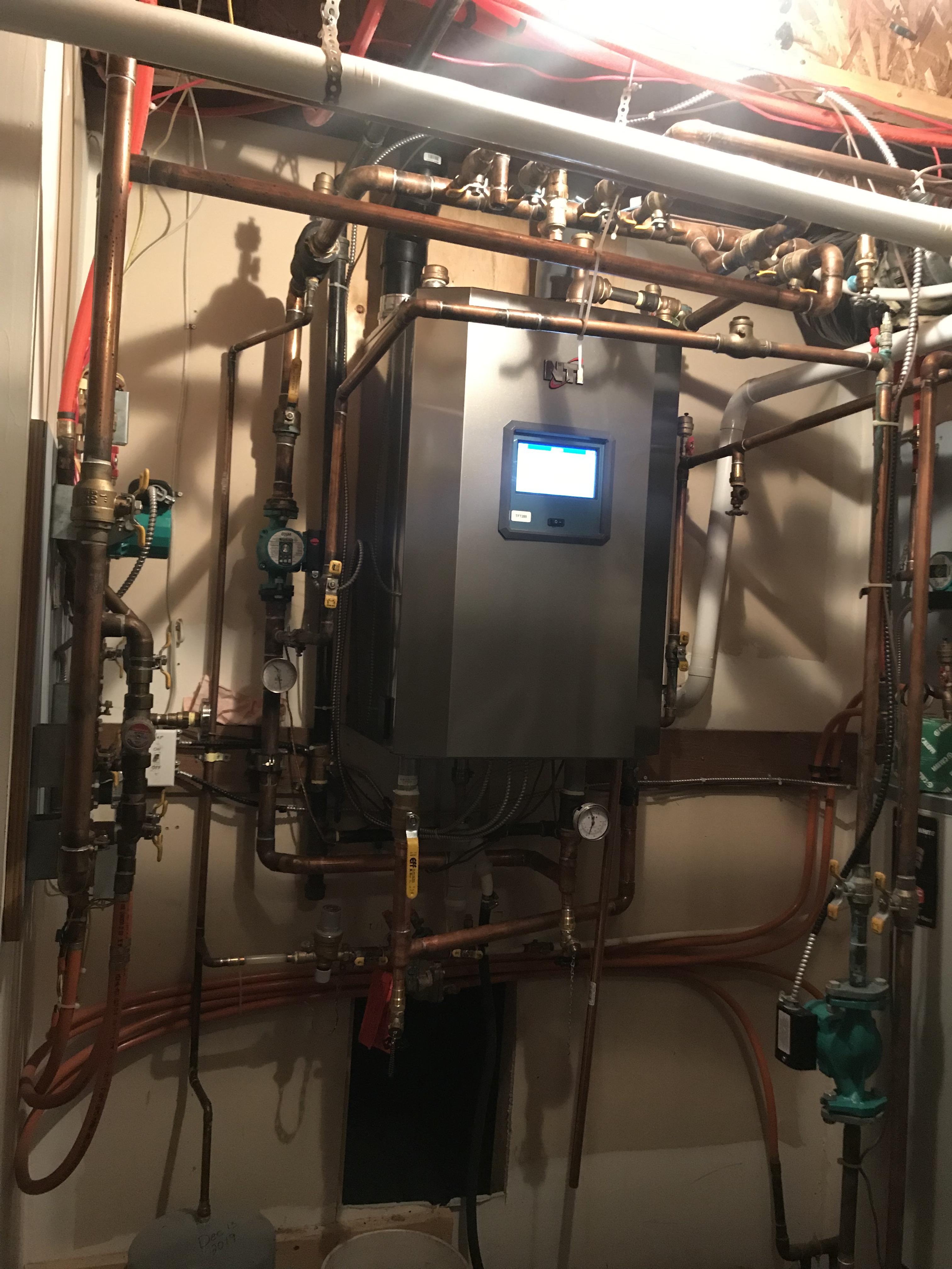 Trust me I know it’s not perfect. NTI TFT 285 installed in place of a