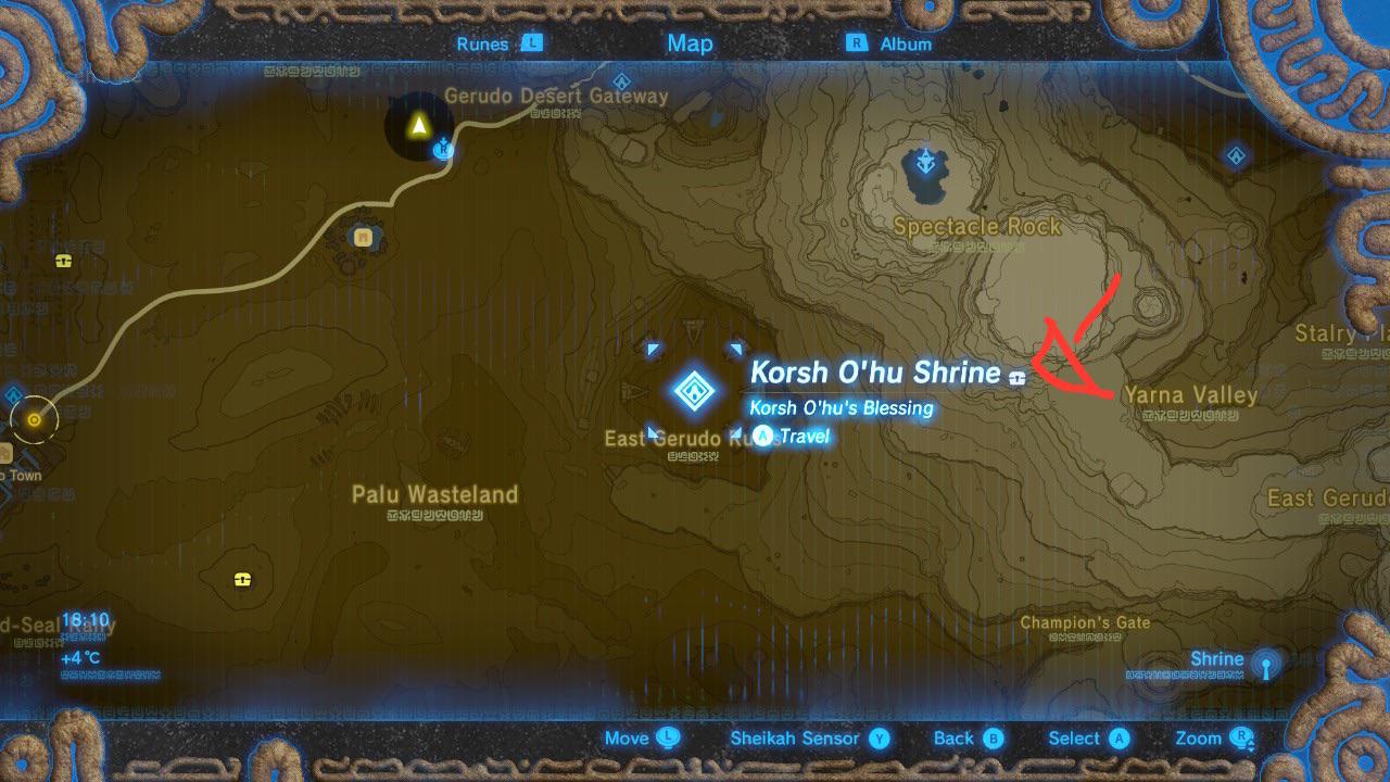 just realized it shows when you have an unopened chest in a shrine… r