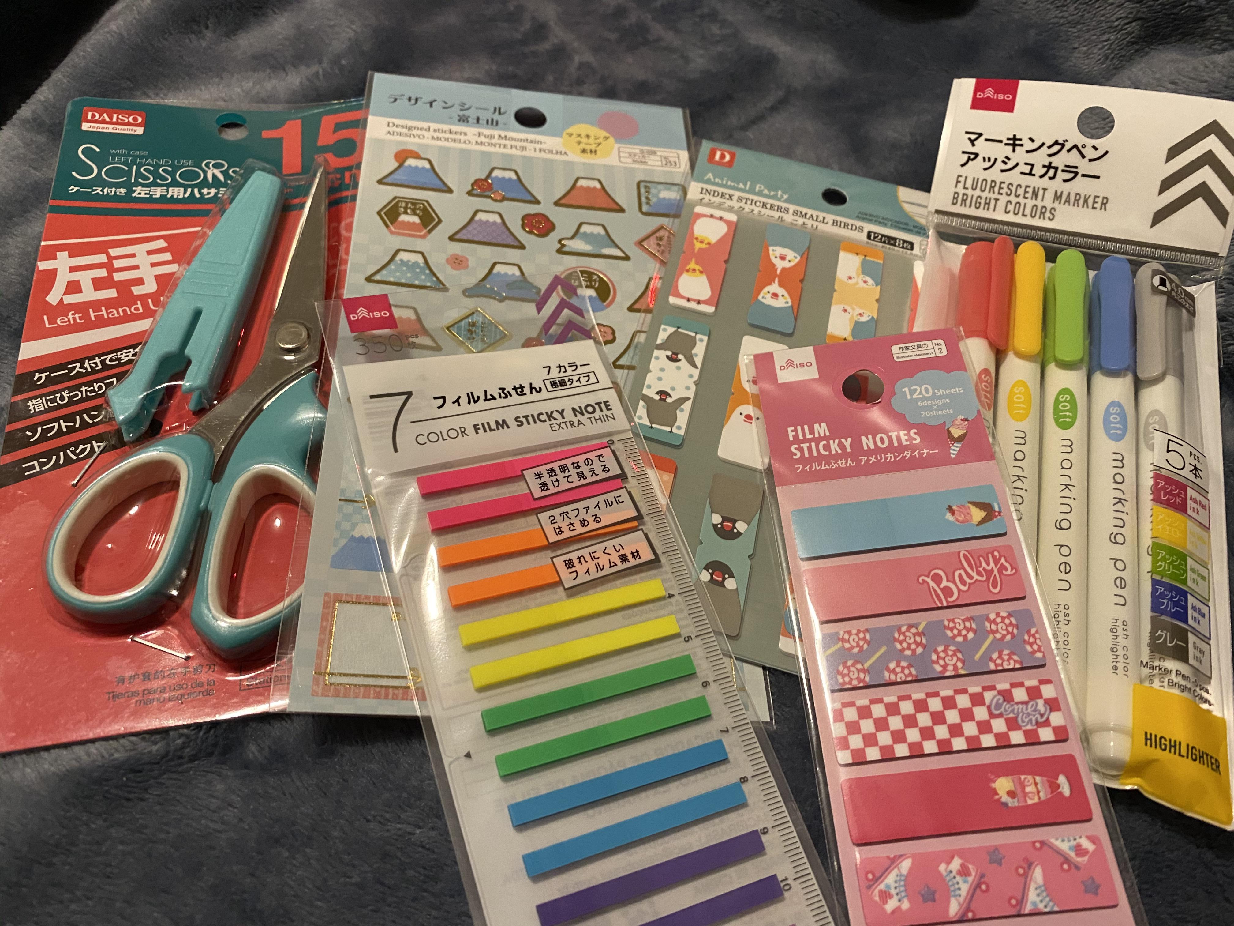 Yesterday’s mini Daiso haul the highlighters live up to the hype! r