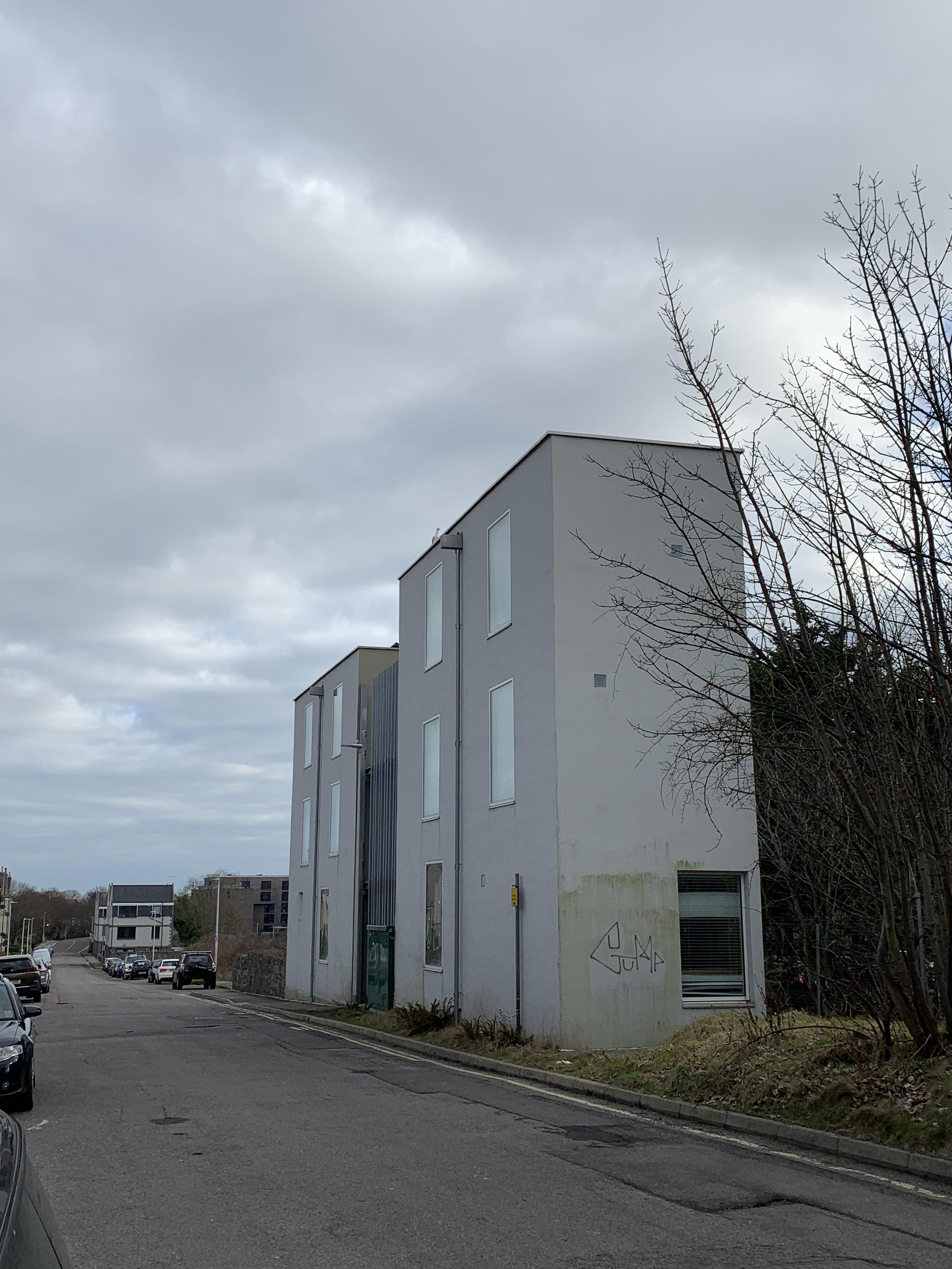 An Absurdly Thin Apartment Building of 6 separate flats, Aberdeen