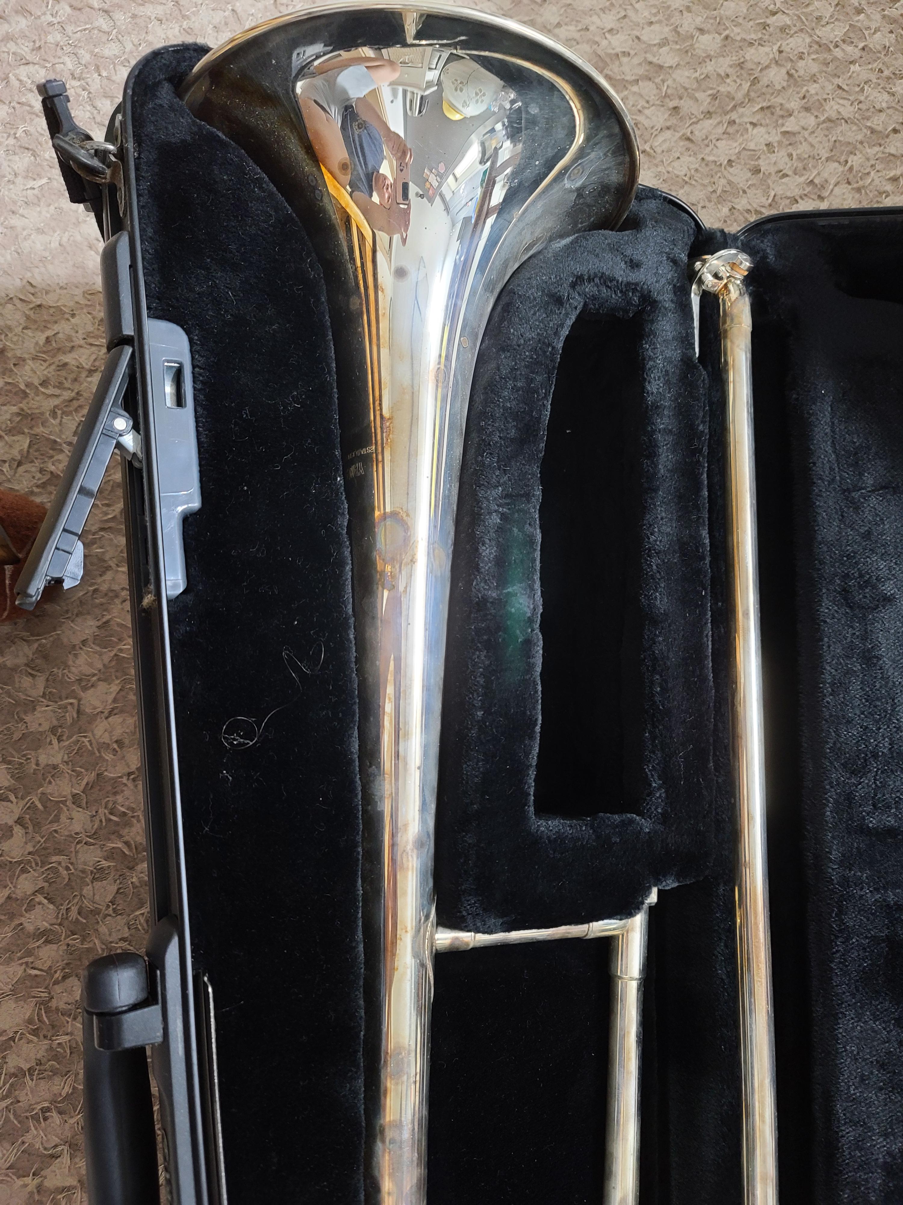 I bought a Bundy Trombone, it being my first brass instrument (I play