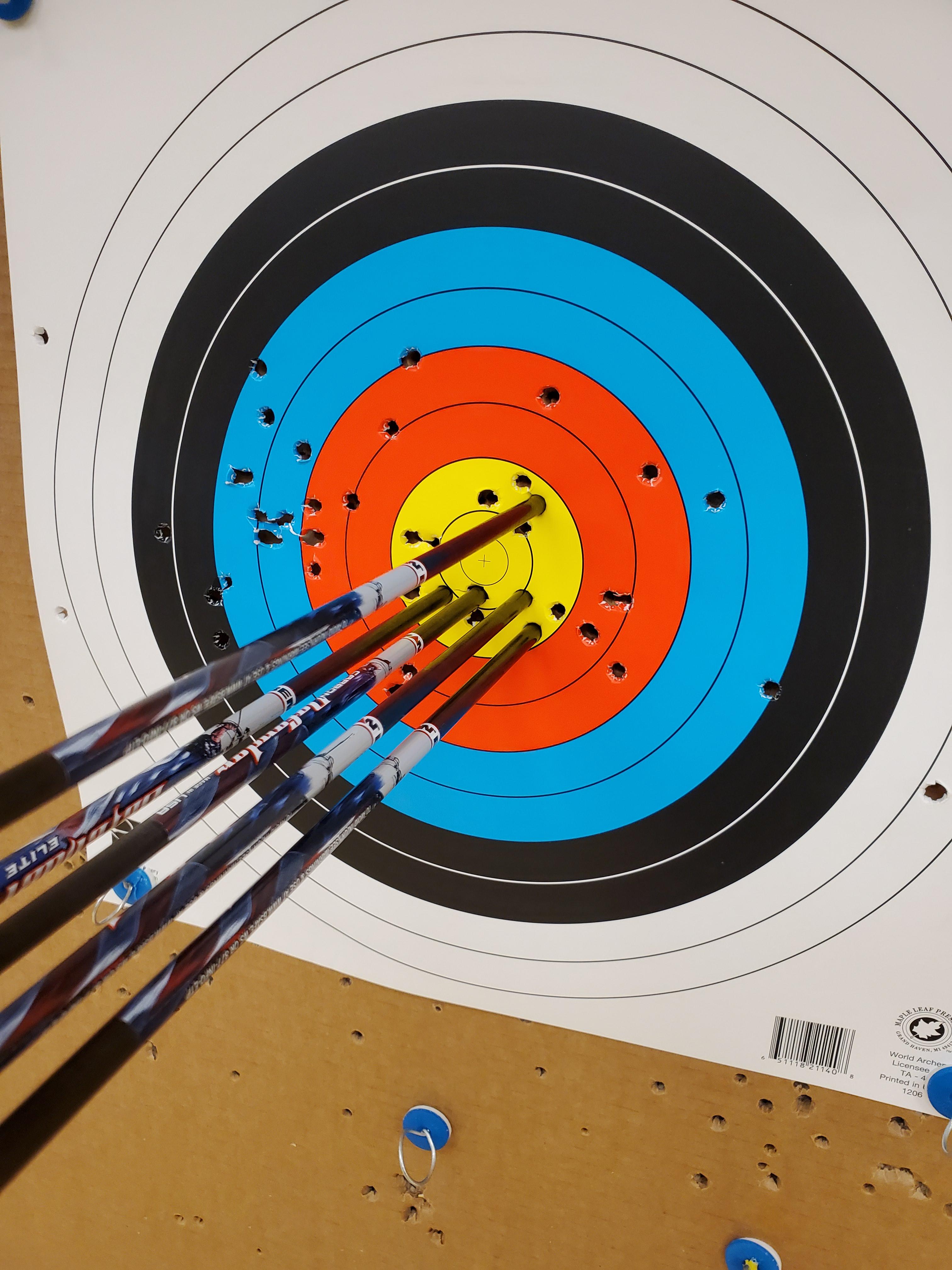 Milestone First time hitting 5 yellows from 20 yards with my compound