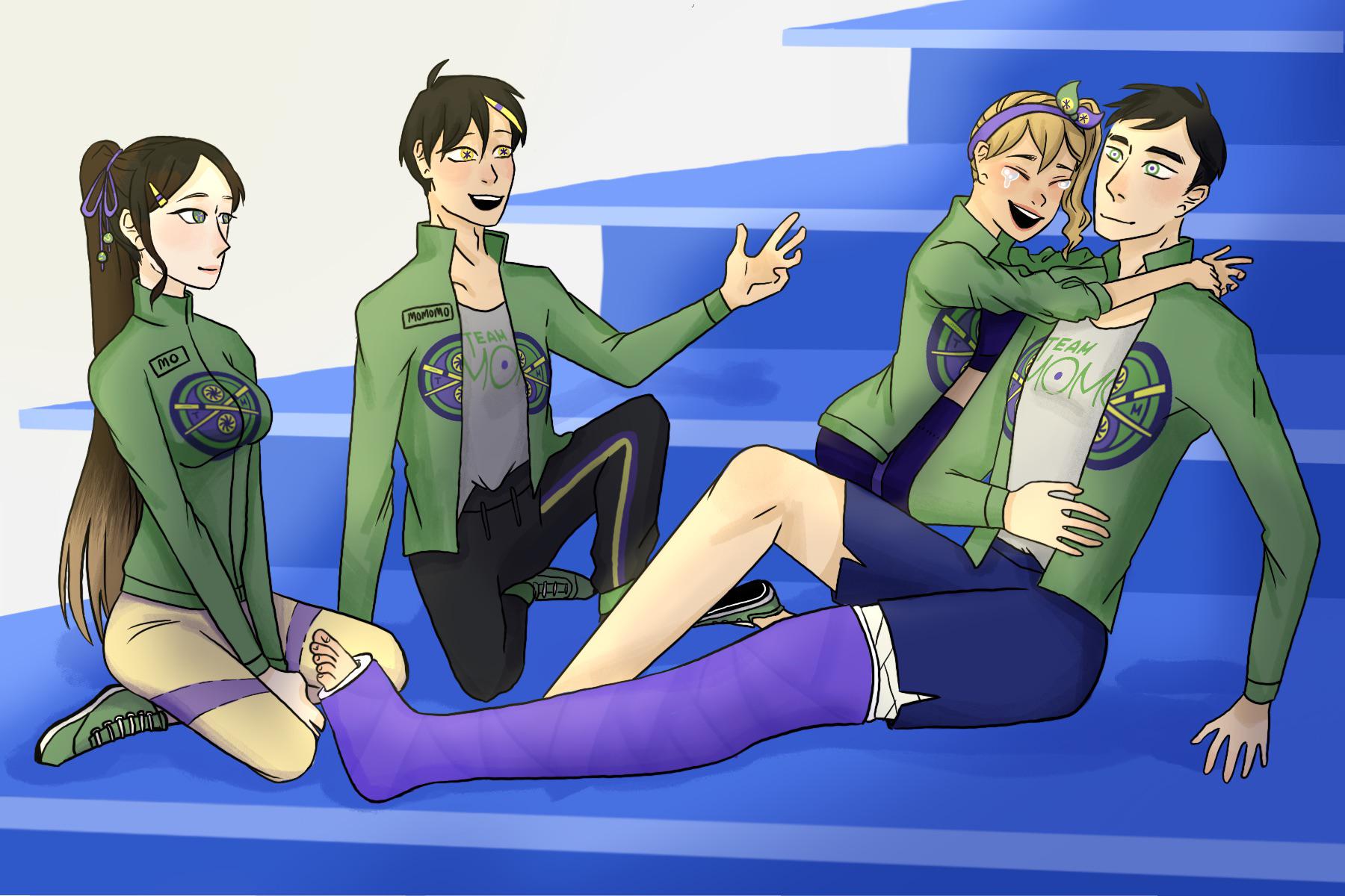 Some team momo fanart! It’s older but I think it still holds up! I’m
