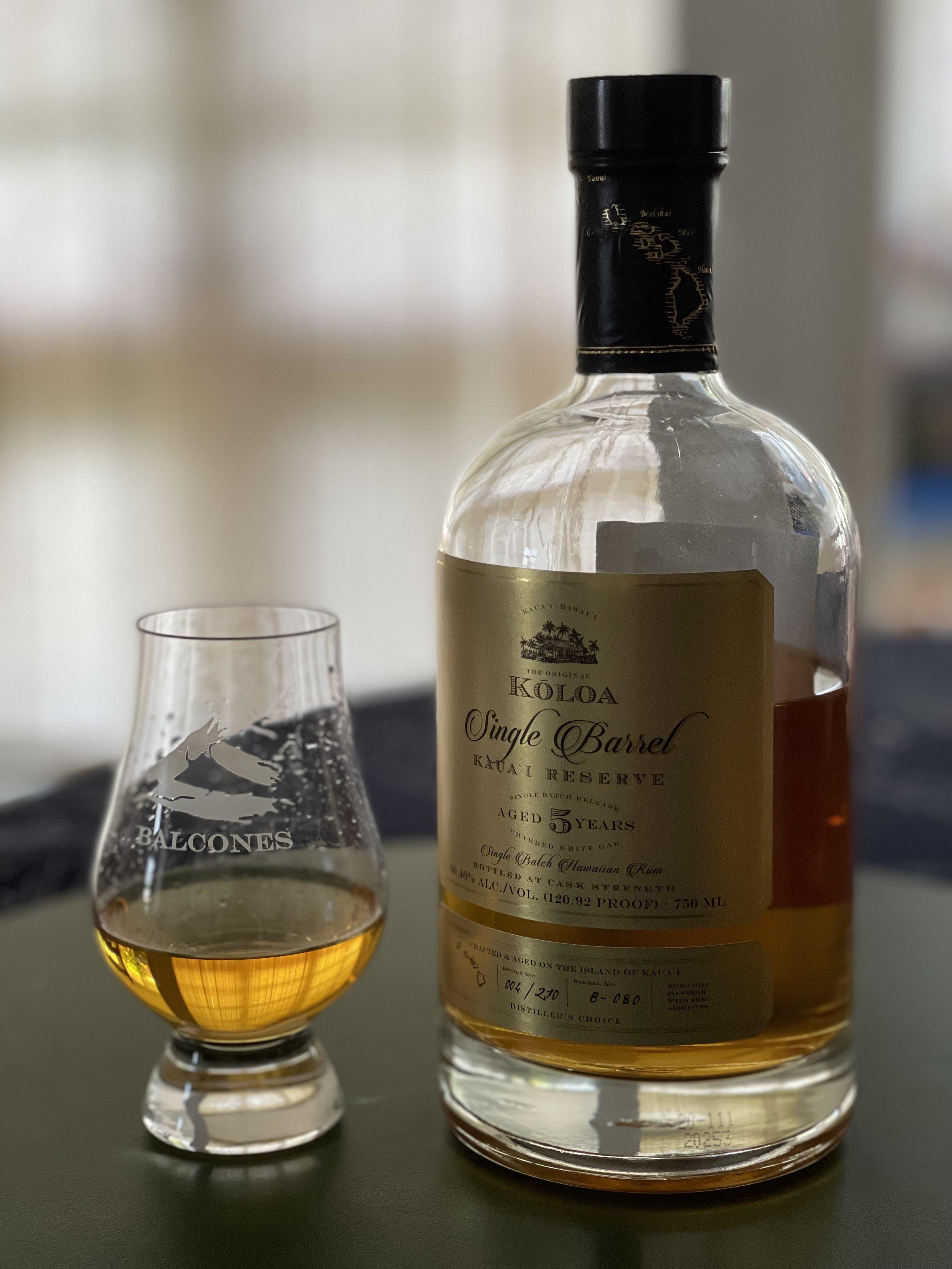 Koloa Single Barrel Kaua’i Reserve r/rum
