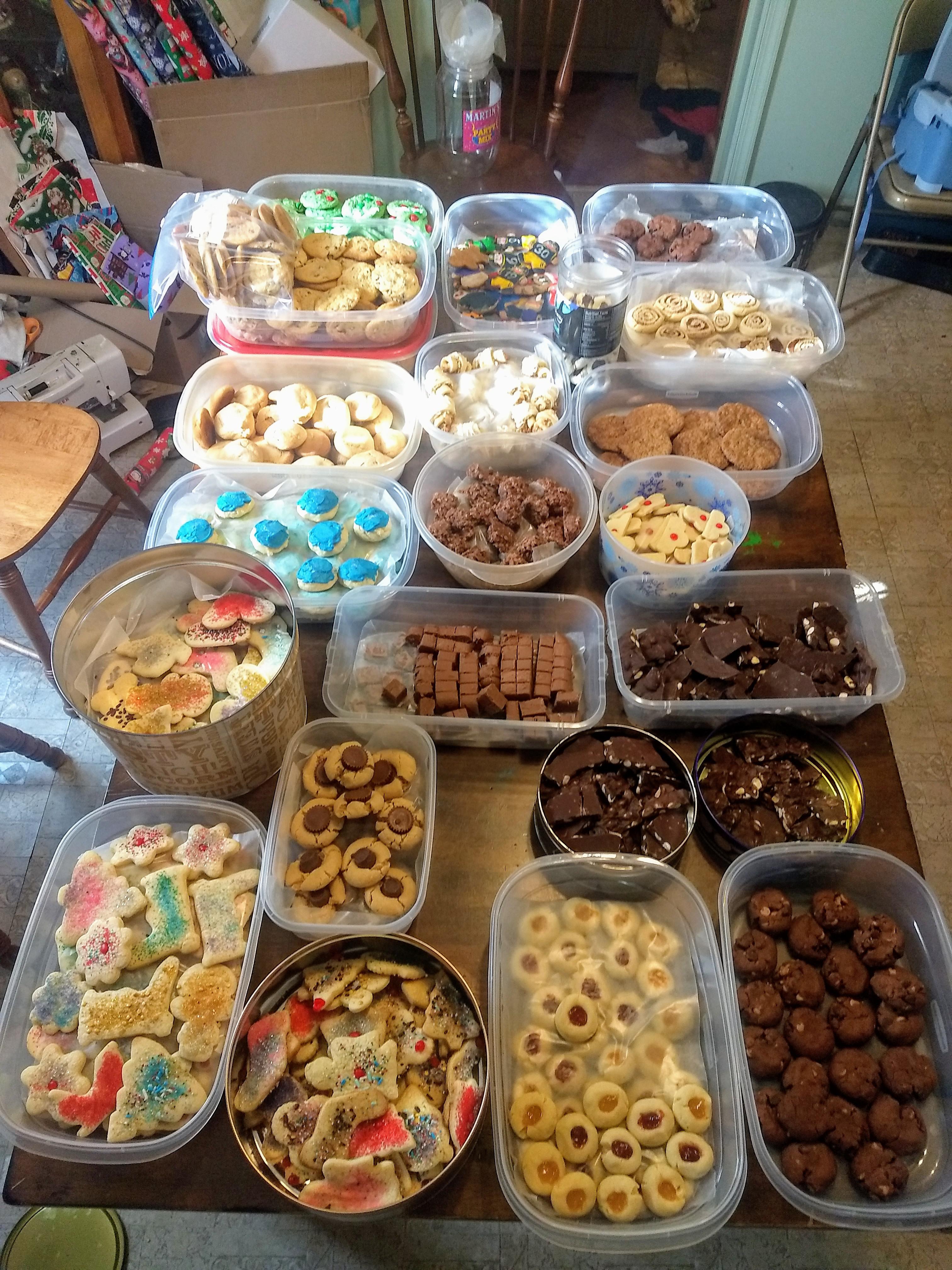 Christmas cookies my family makes to give out as gifts, this is about