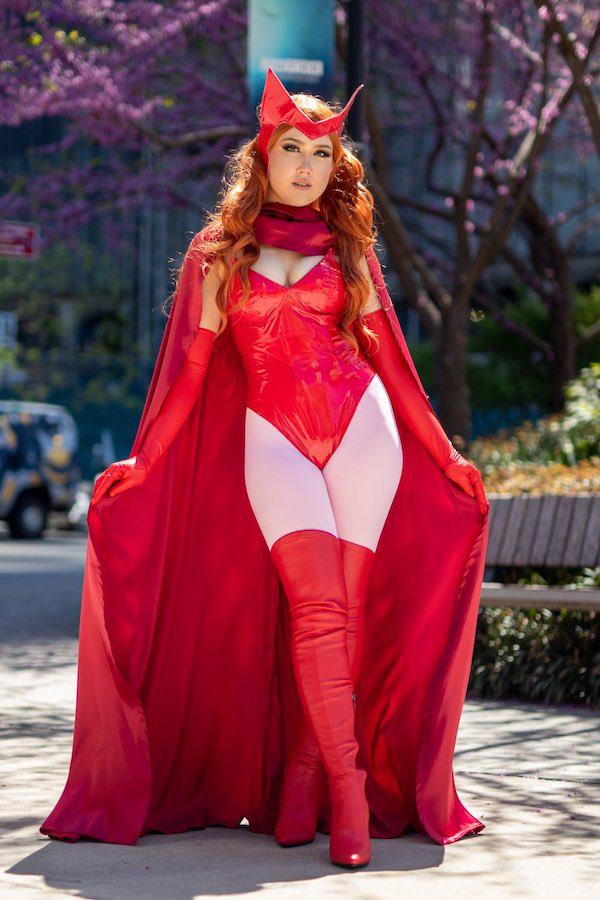 Elena as Wanda Maximoff : elenastrikes