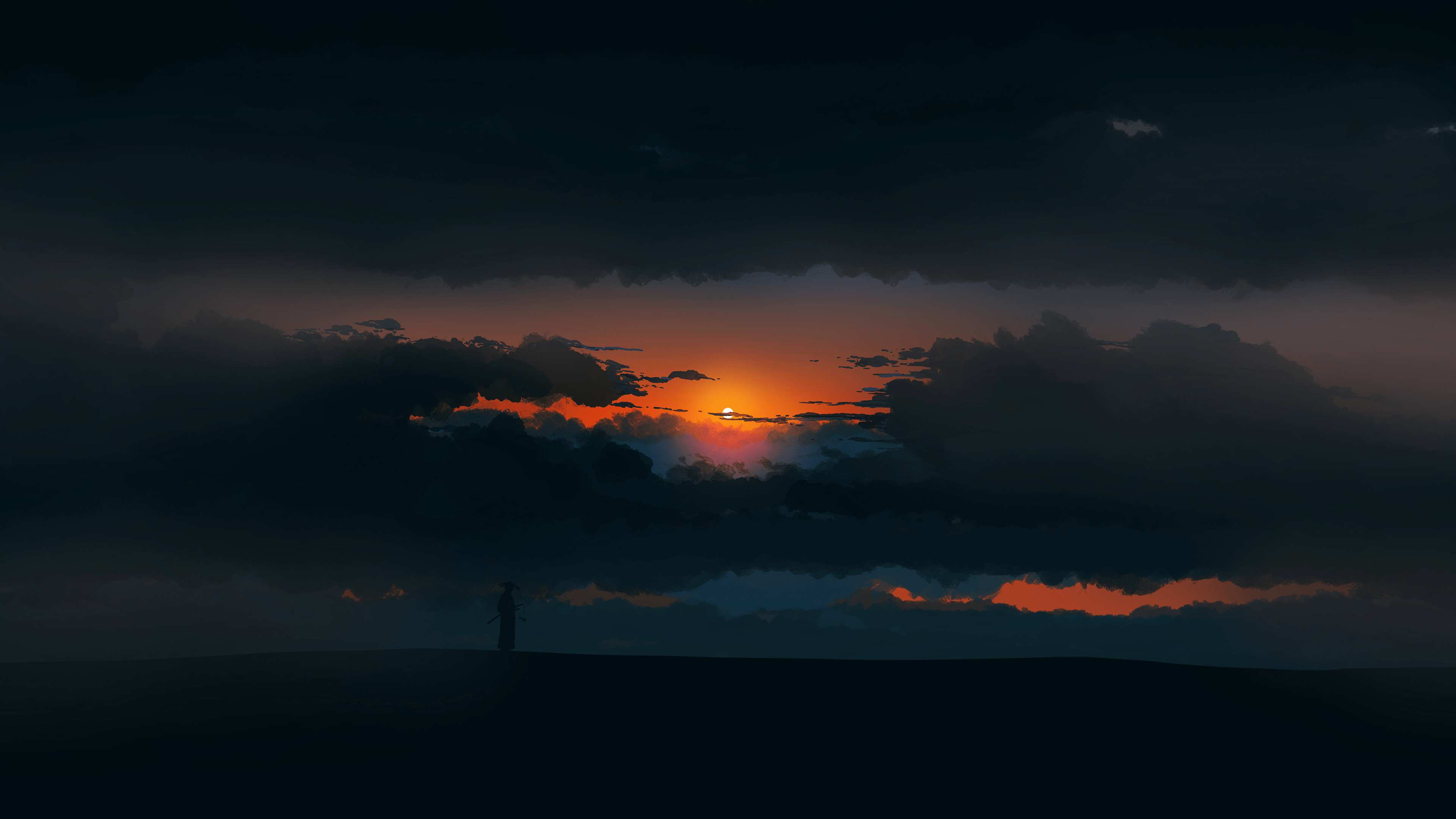 Navy Blue Seldom by gracile [3840×2160] gogambar