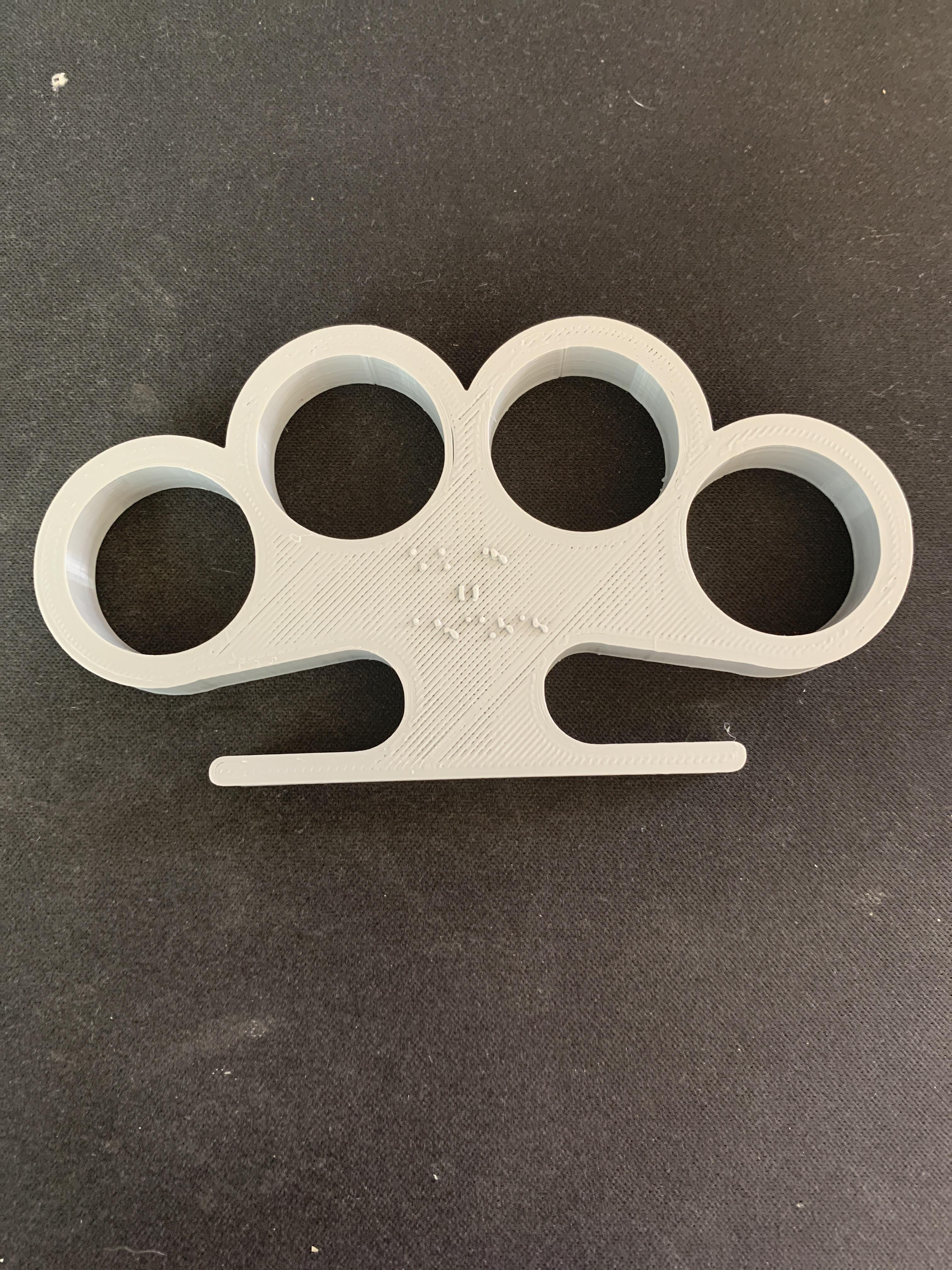 3d printed brass knuckles r/3Dprinting