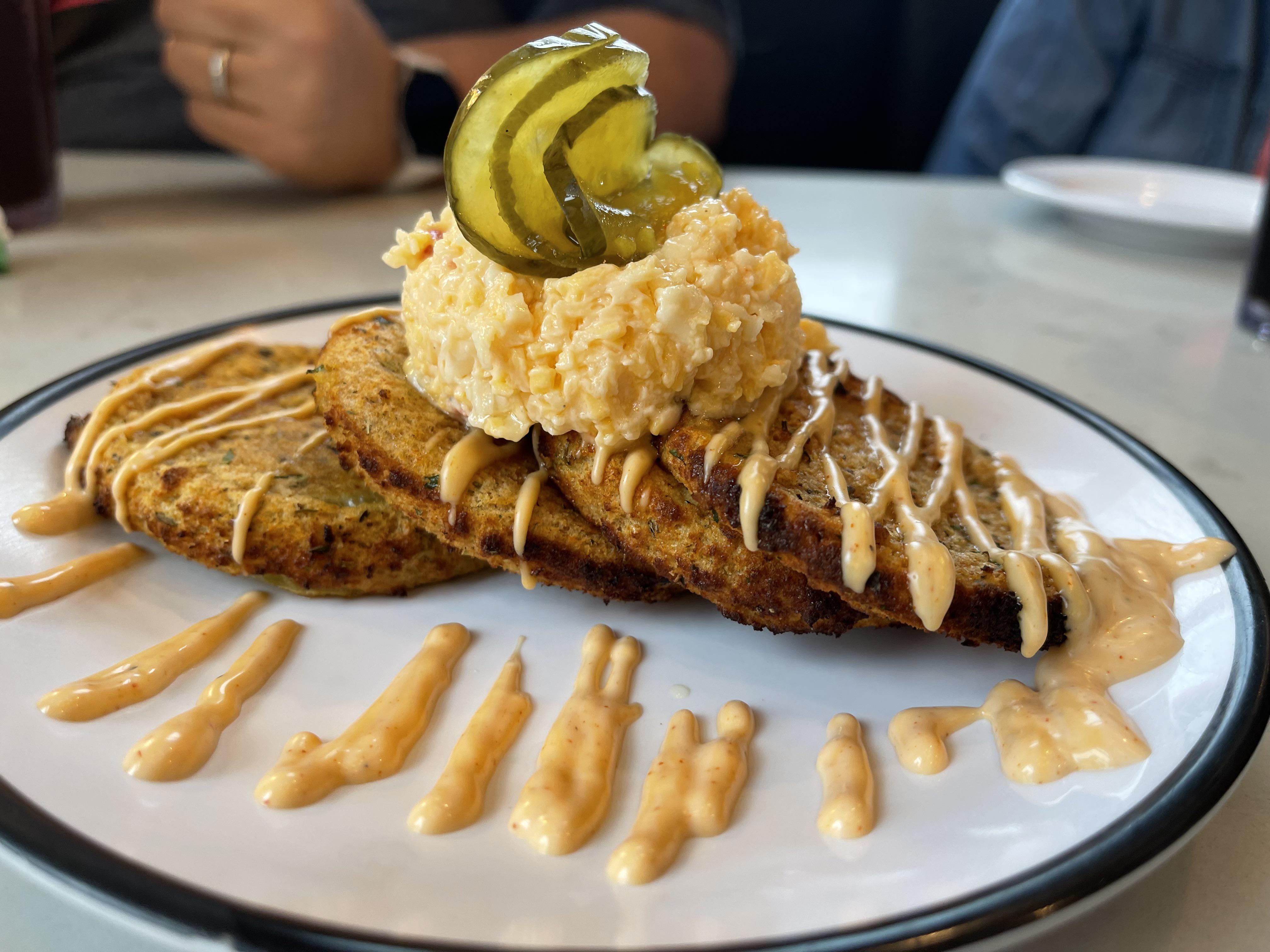 [I Ate] Fried Green Tomatoes at The Whistle Stop food