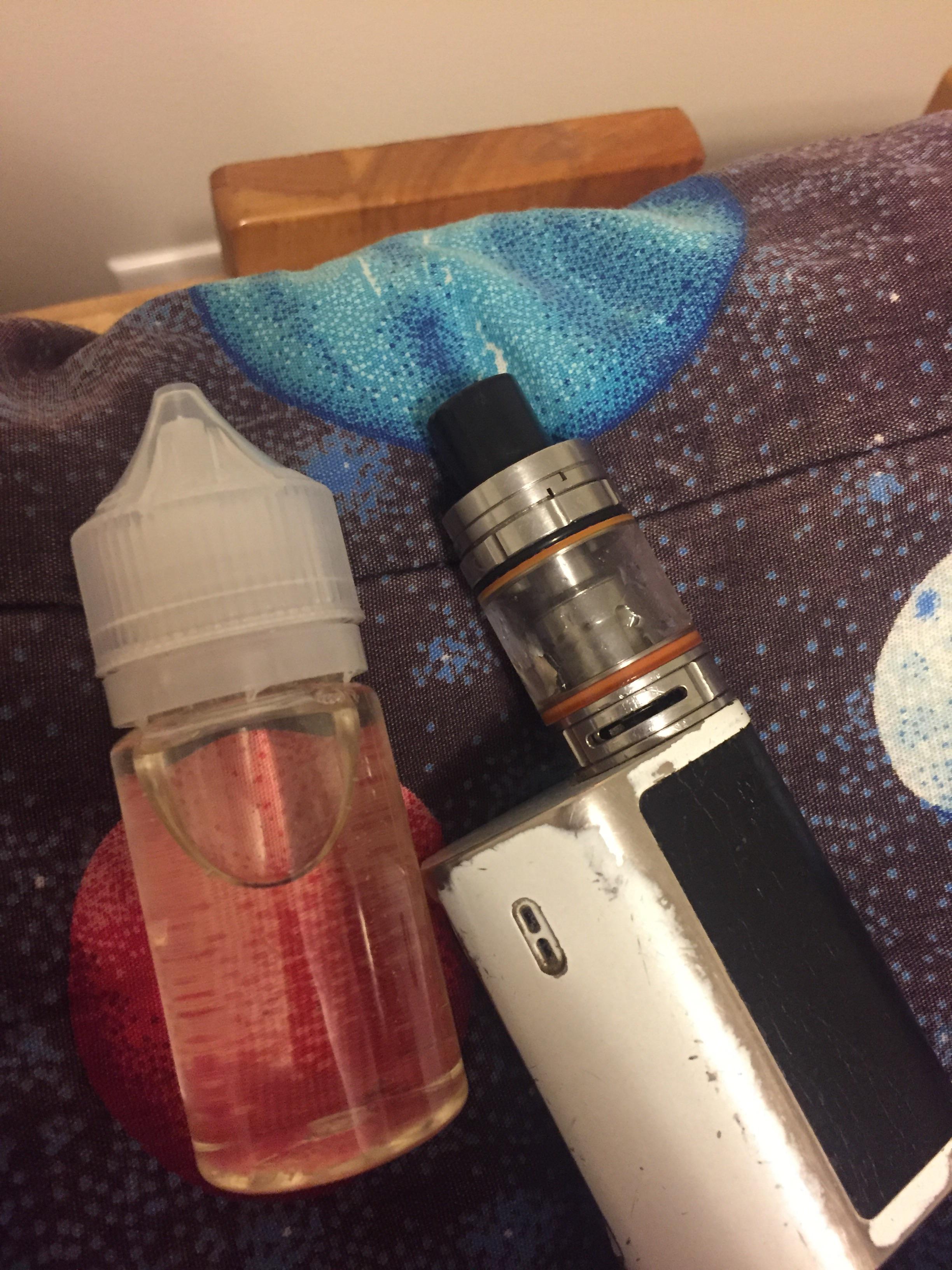 This homemade juice has always tasted this way, 25mg salt juice base or