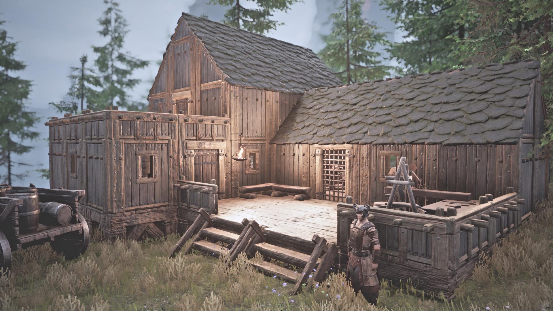 Needed some building therapy so here’s a little cabin I made for an