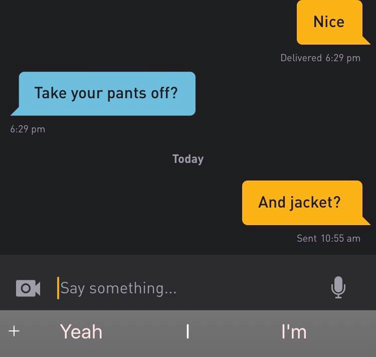 Grindr pick up lines go like... r/Blink182