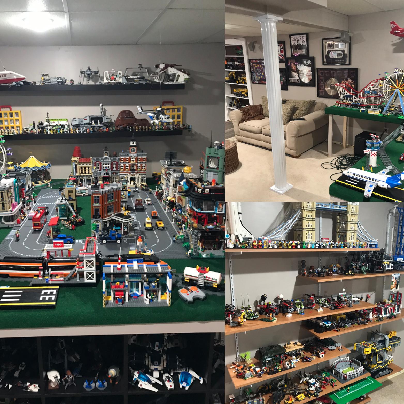 My lego Collection. Been collecting for around 15 years now, can't wait