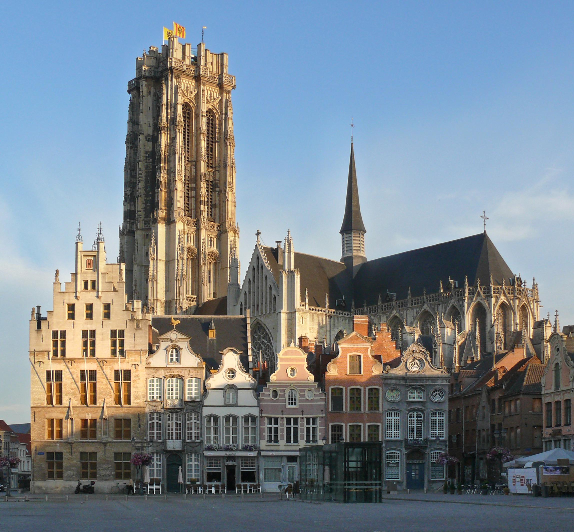 Cathedral of saint Rumbold in Mechelen, Belgium. r/ArchitecturePorn