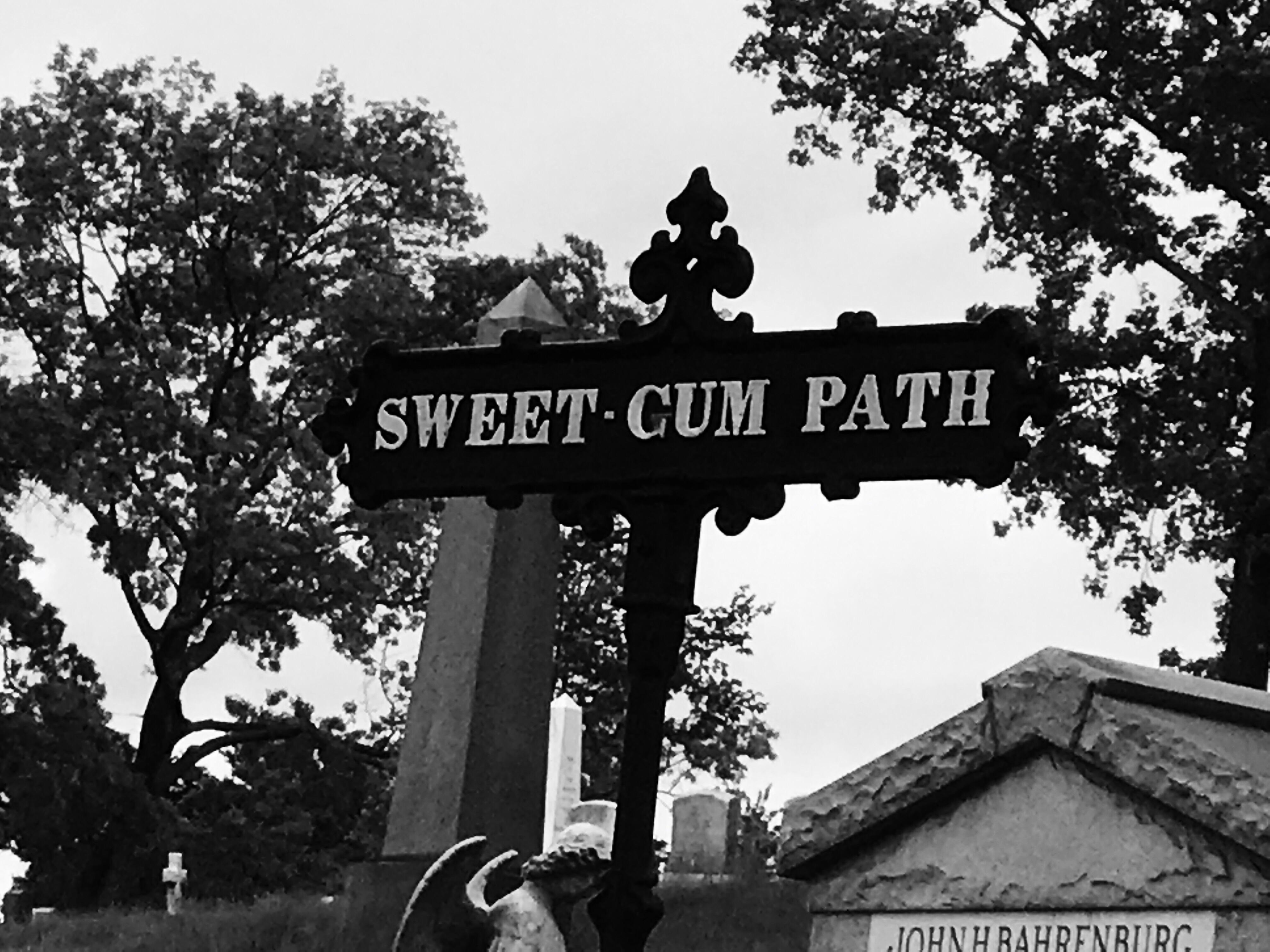 This sign in Brooklyn’s oldest cemetery, Brooklyn, New York. r