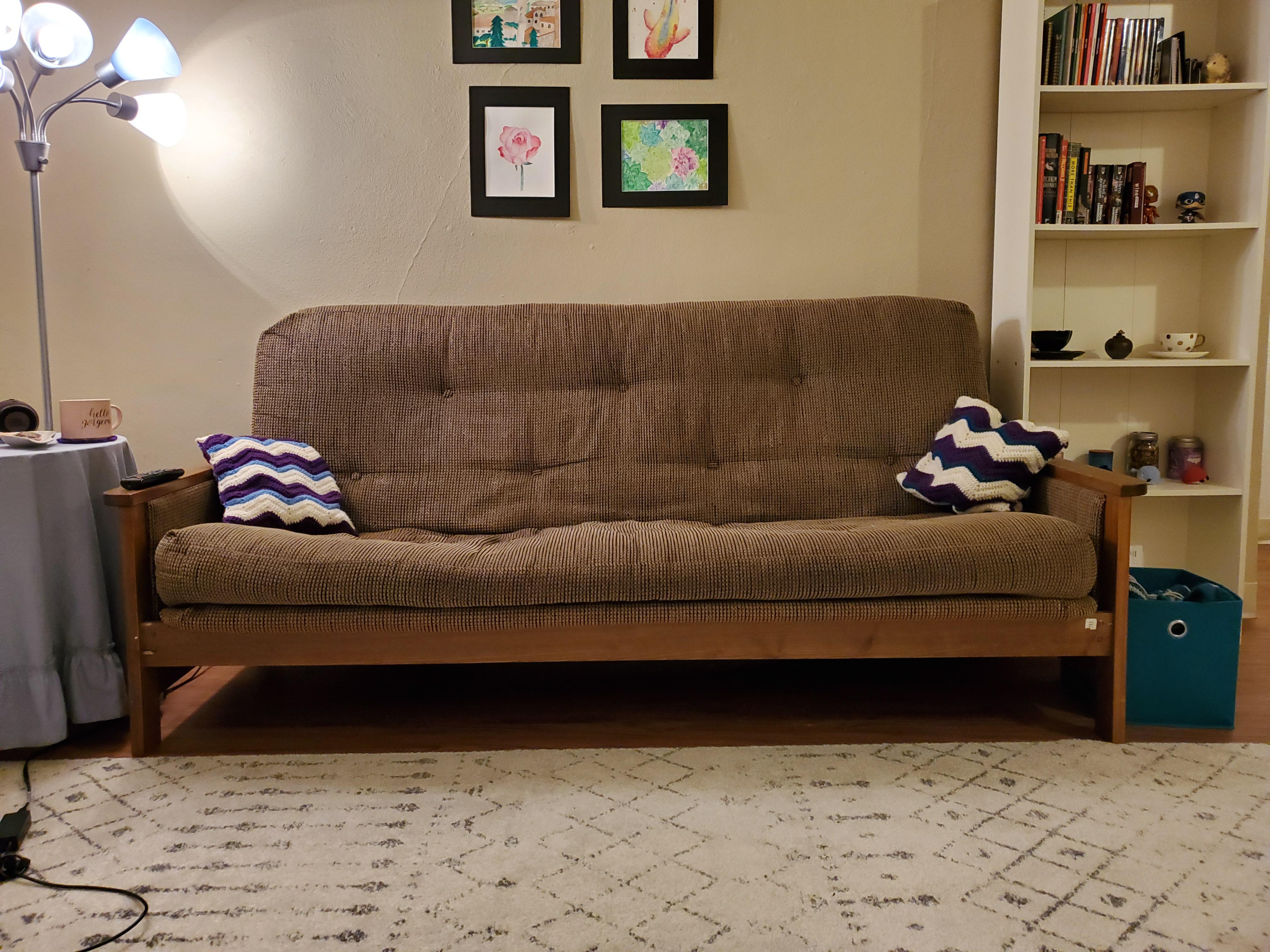 Any suggestions for couch color for this room? Looking to switch out my