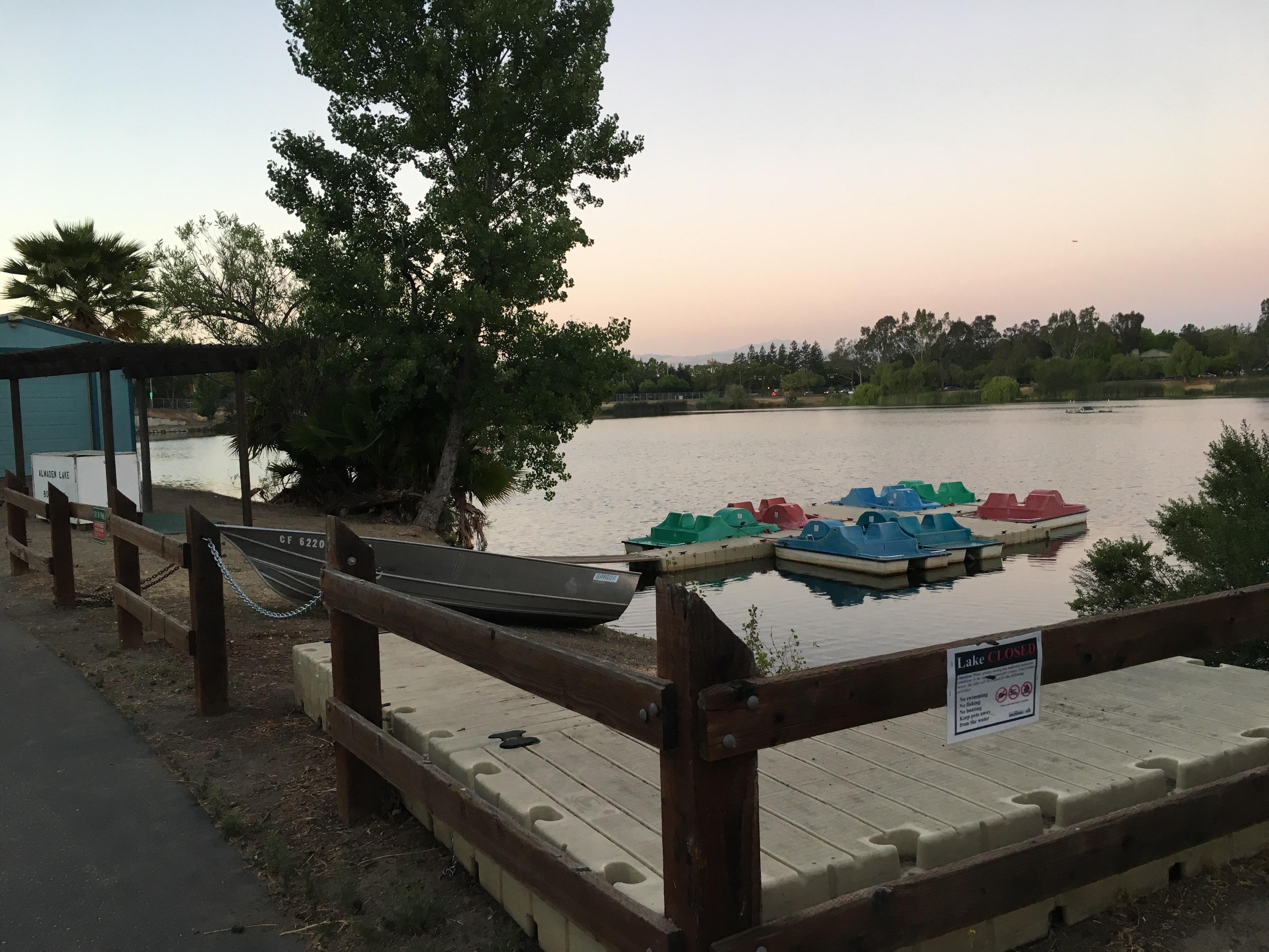 Almaden lake Park looking beautiful today. Anyone know when the lake