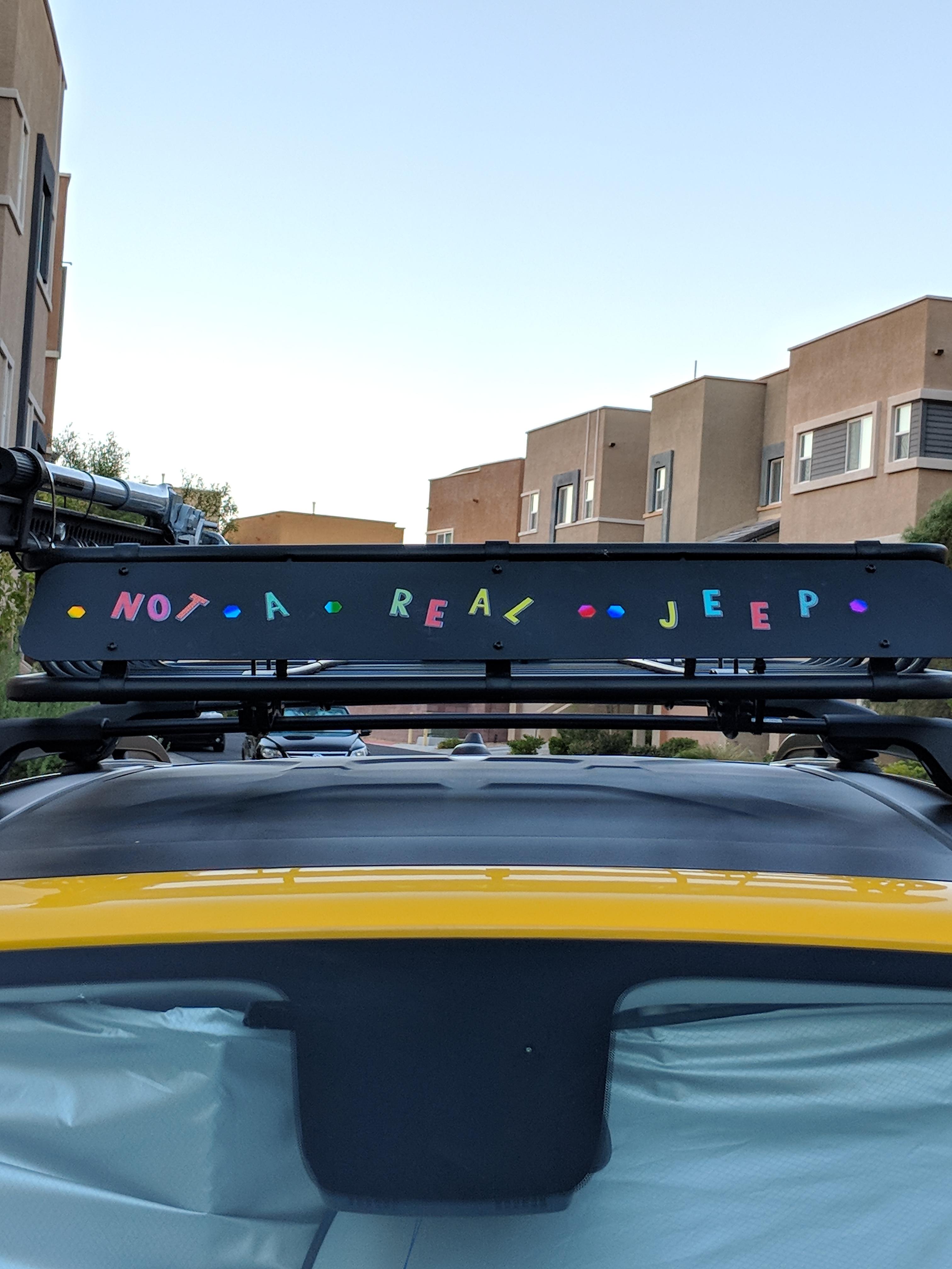 Got a new sticker set for the roof rack! r/JeepRenegade